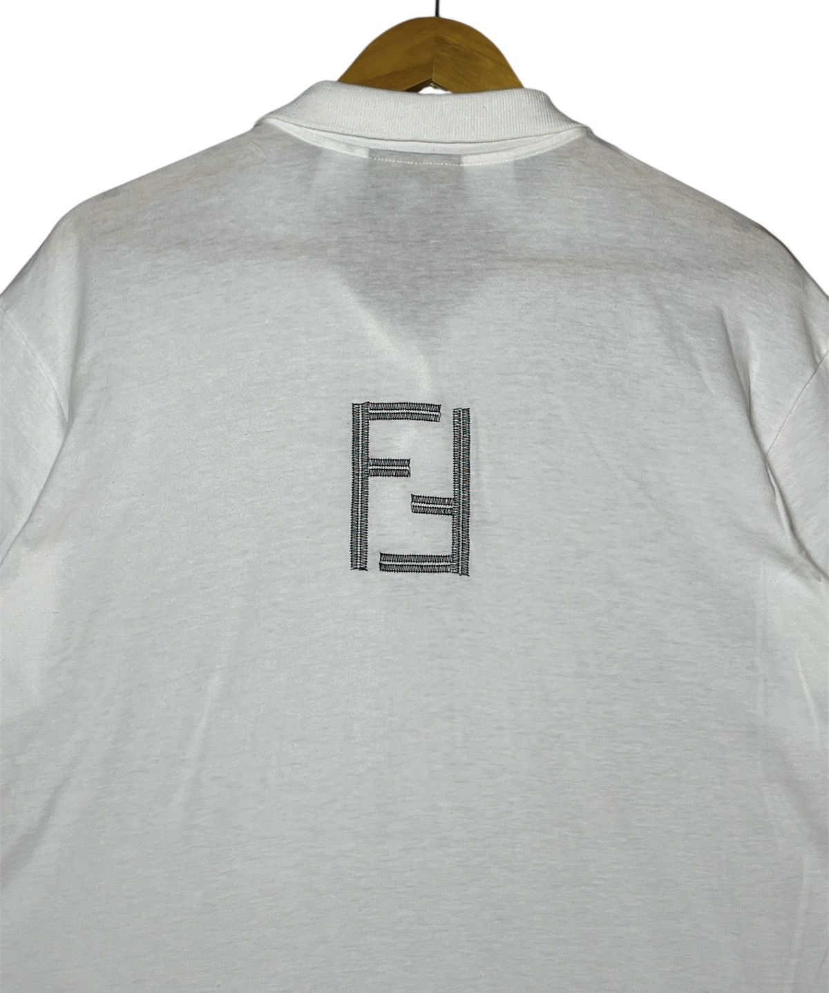 Fendi Vintage Fendi Polo Shirt Embroidery Logo Size US M / EU 48-50 / 2 - 6 Thumbnail