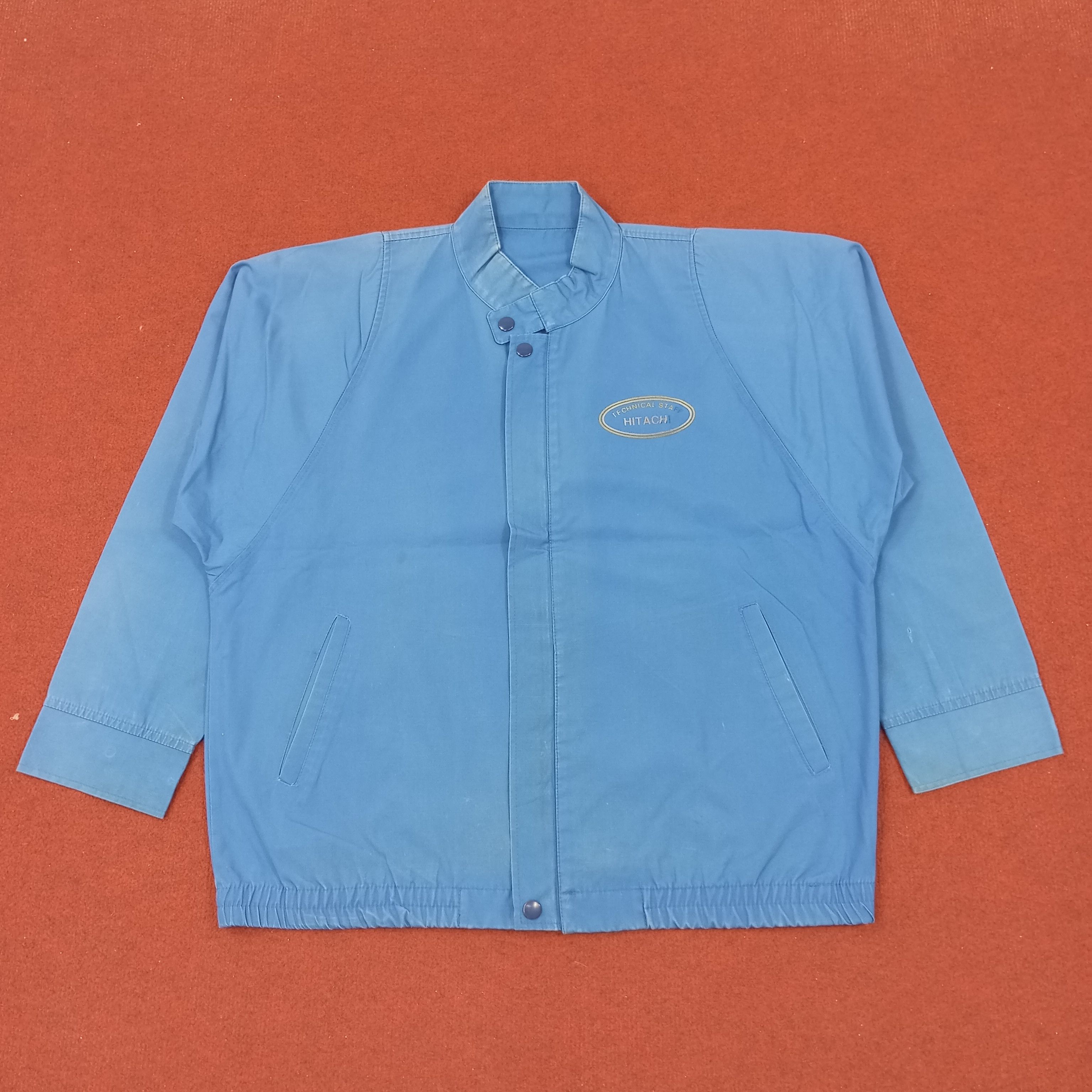 Japanese Brand × Vintage Hitachi Customer Service Japanese Workwear Jacket Size US L / EU 52-54 / 3 - 3 Thumbnail