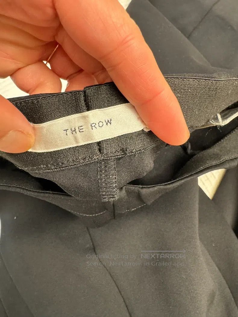 The Row The row size xs Black Straight Leg Split Pants Size 23" - 4 Thumbnail