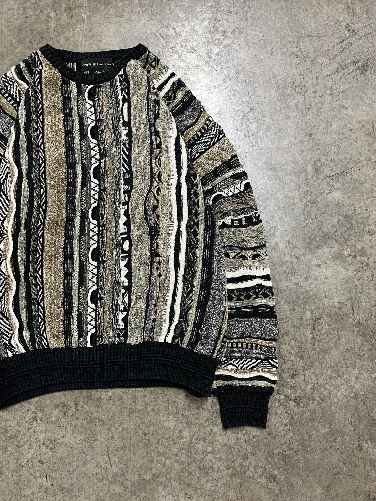 Coogi × Vintage Coogi style 3D knit textured sweater rare streetwear hype Size US XL / EU 56 / 4 - 5 Thumbnail