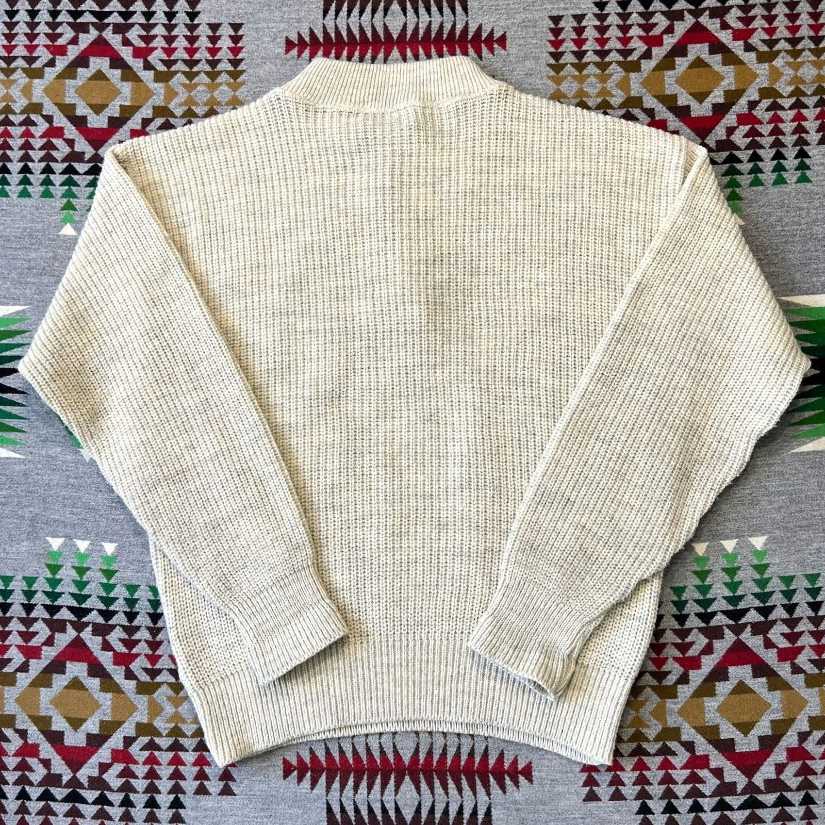 Vintage VINTAGE LL Bean Sweater Mens Large Gray High Trek Yarn Wool Blend Pullover C7 Pullover Mens Large Gray Wool Blend Pullover Size US L / EU 52-54 / 3 - 2 Thumbnail