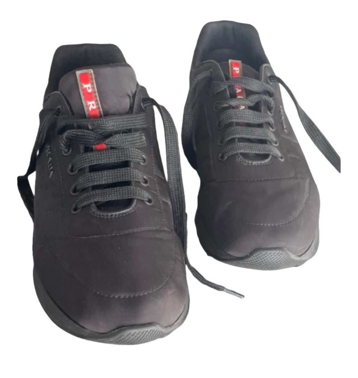 Prada Prada Nylon Piuma 2020/21 Sneakers – Black – UK 8 / US Size US 9 / EU 42 - 3 Thumbnail