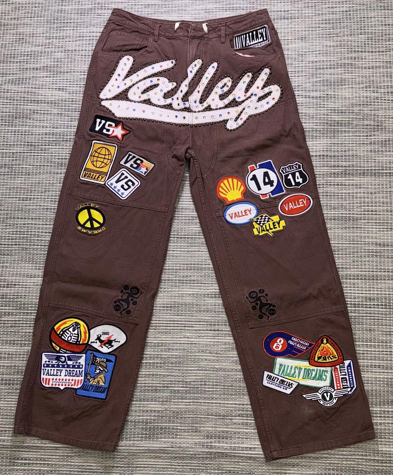Vale Vale Forever 1980's Brown Painter Pants Size US 30 / EU 46 - 1 Thumbnail
