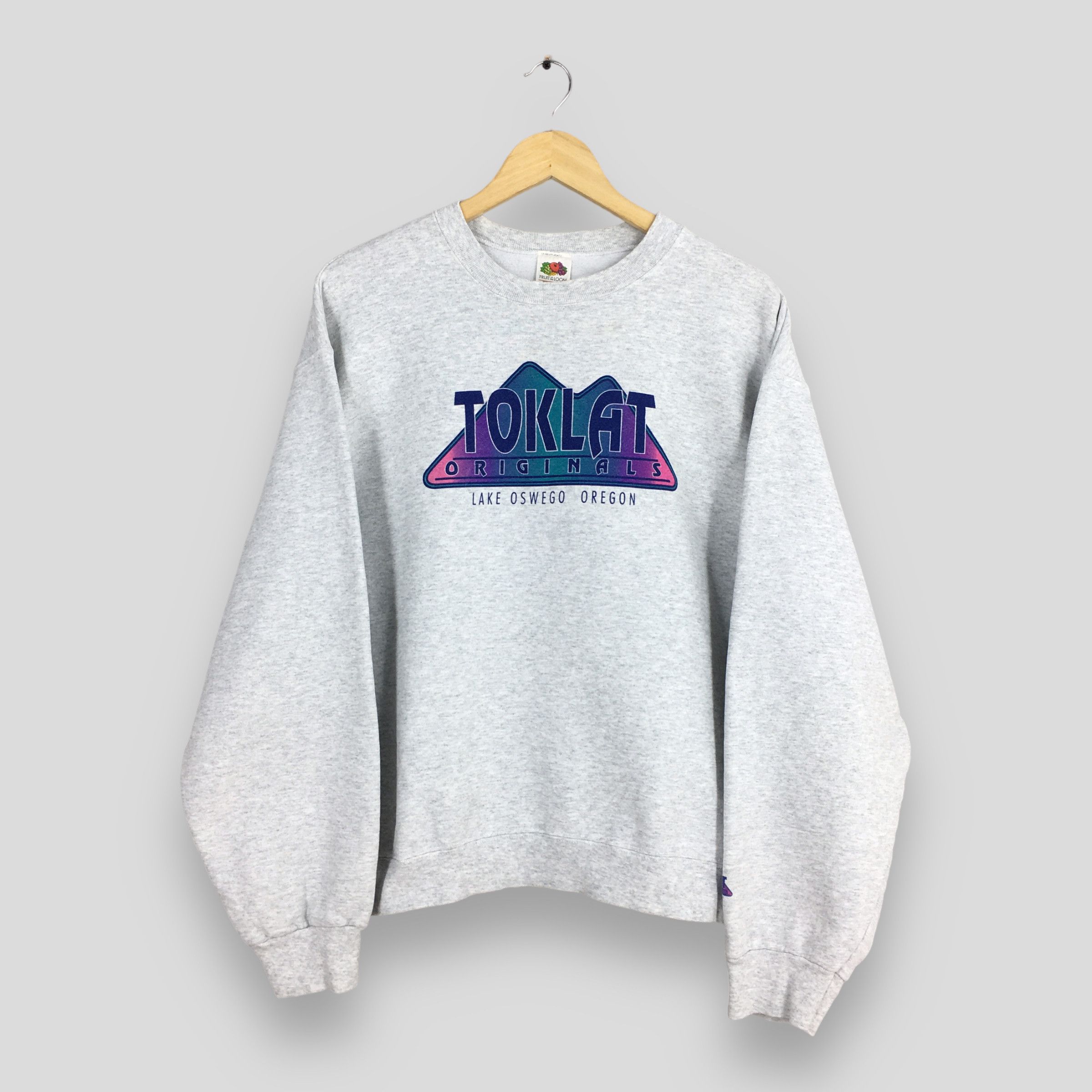 Fruit Of The Loom × Vintage Vintage Toklat Originals Oregon Sweatshirt Large Size US L / EU 52-54 / 3 - 1 Thumbnail