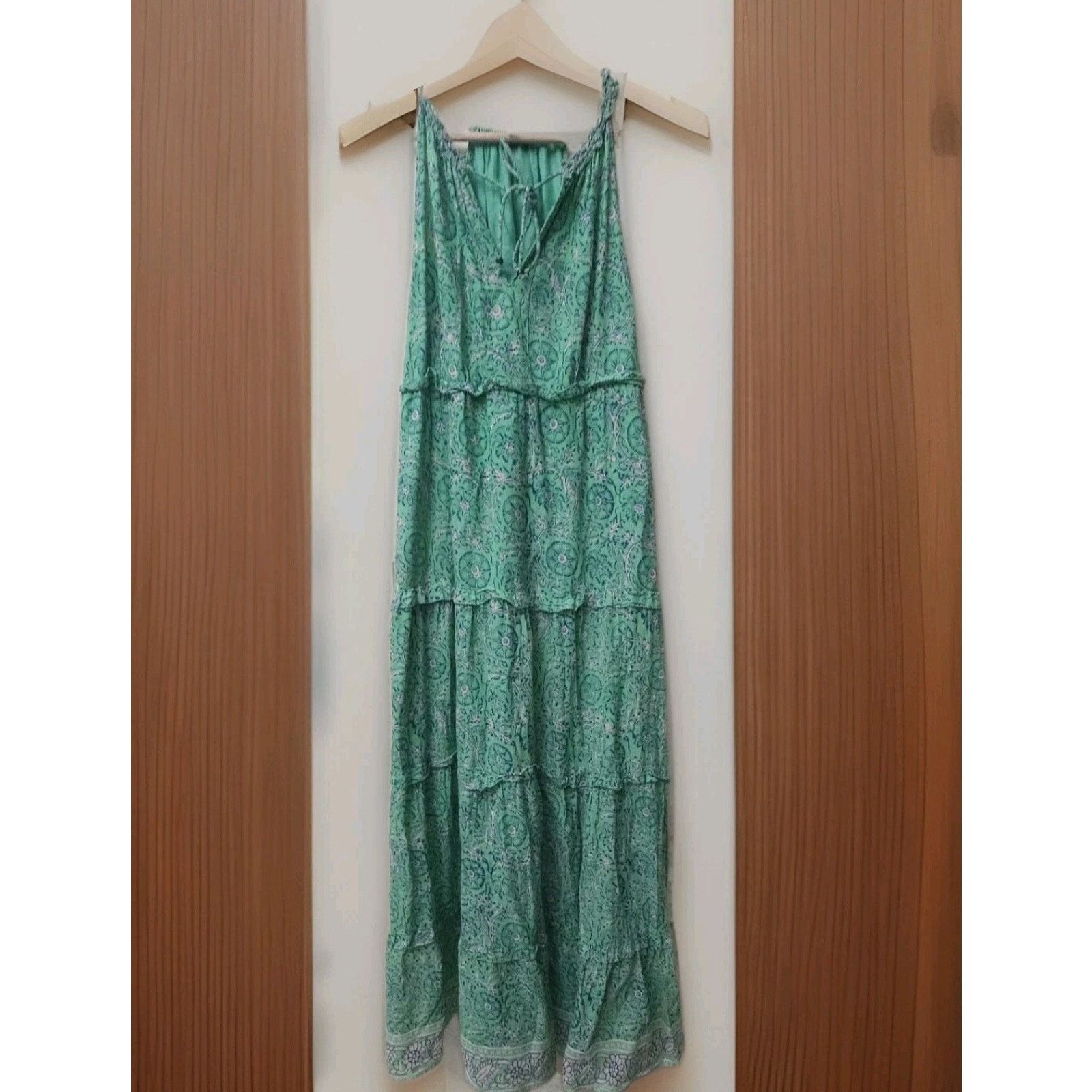 House of Harlow 1960 Tiered Halter Maxi Dress Size M