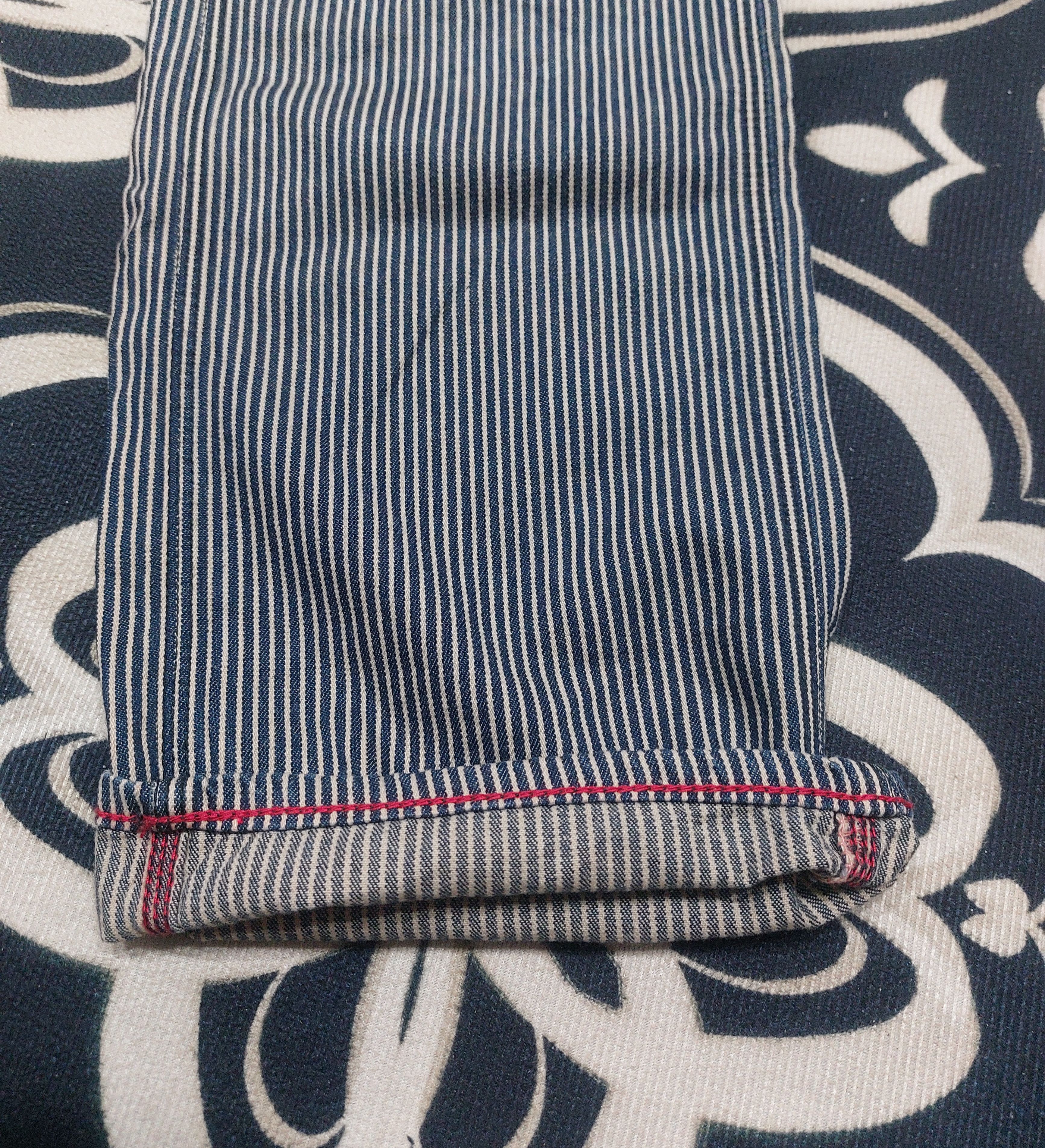 Japanese Brand × Jean HICKORY STRIPE ET BOITE JAPANESE JEANS Size US 32 / EU 48 - 7 Thumbnail