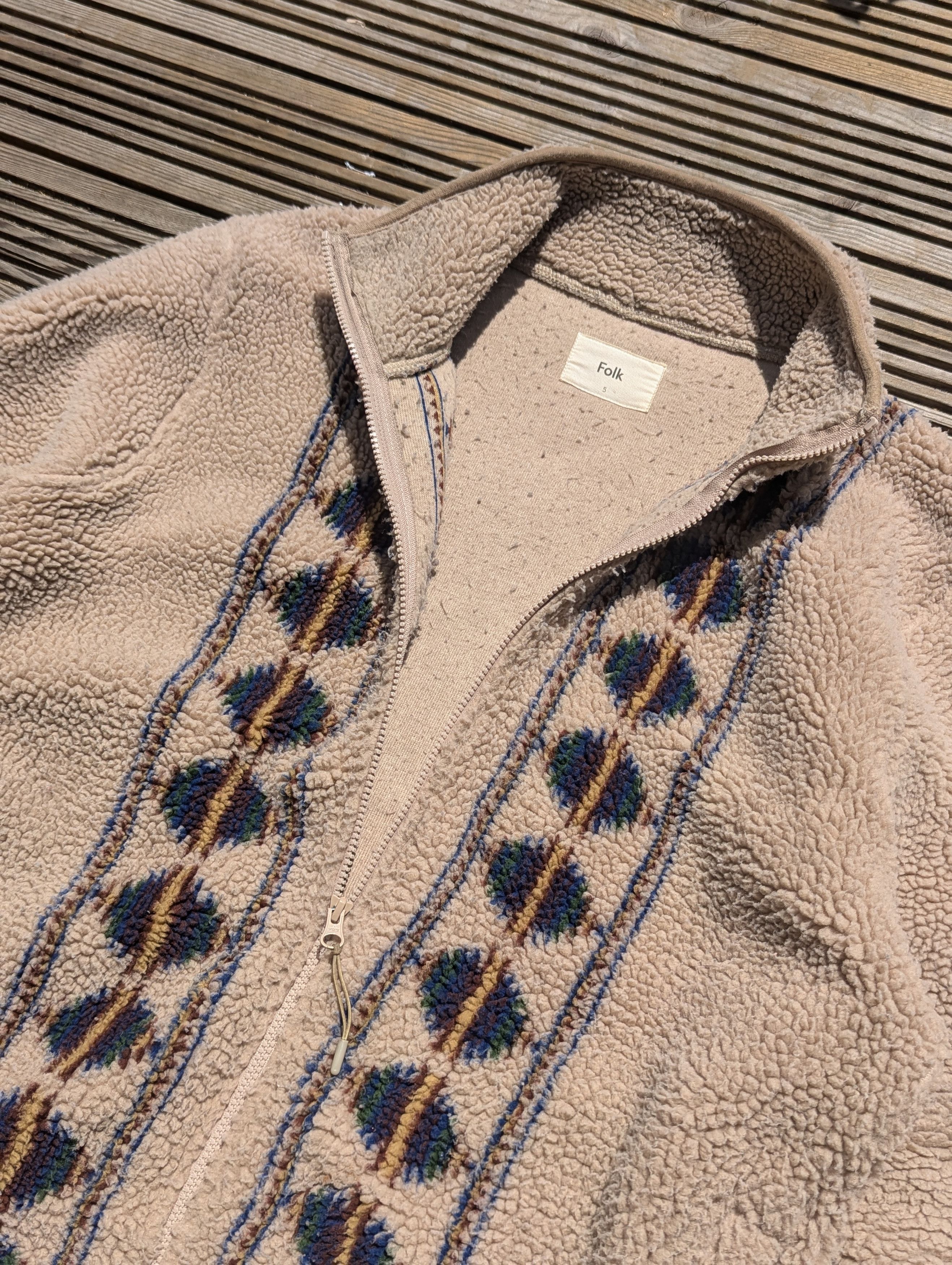 Folk Folk Fleece Jacket Size US L / EU 52-54 / 3 - 4 Thumbnail