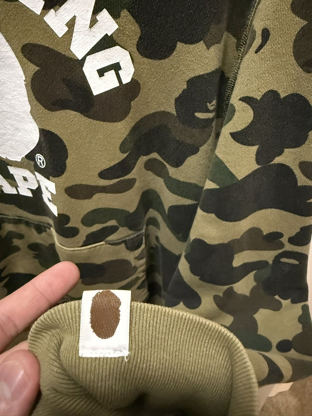 Bape A Bathing Ape College Logo Classic Camo Hoodie Size US L / EU 52-54 / 3 - 5 Thumbnail