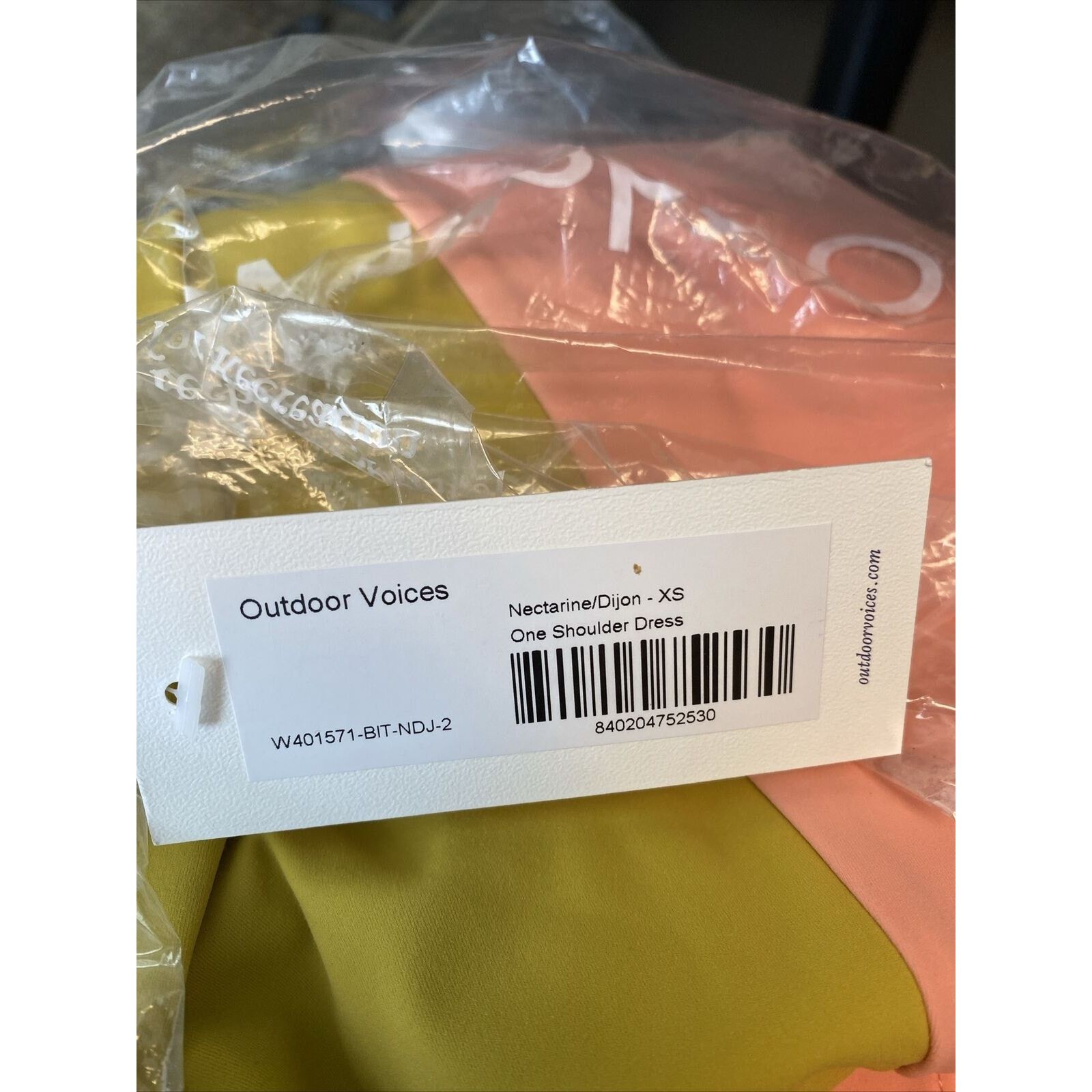 Outdoor Voices Outdoor Voices One Shoulder Dress in Tangerine/mustard XS Size XS / US 0-2 / IT 36-38 - 4 Thumbnail