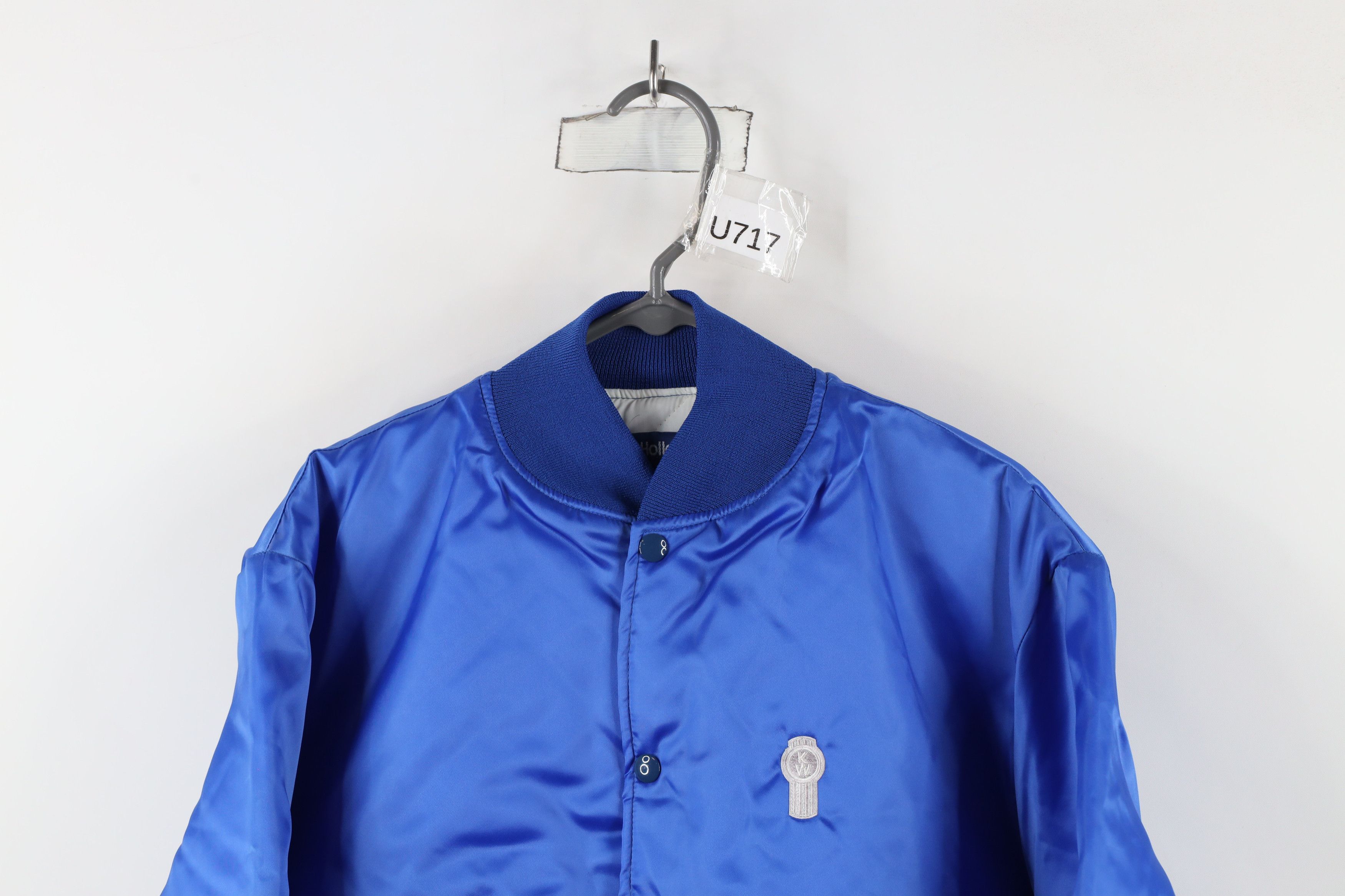 Vintage Vintage 80s 90s Trucking Quilted Satin Bomber Jacket USA Size US L / EU 52-54 / 3 - 2 Thumbnail