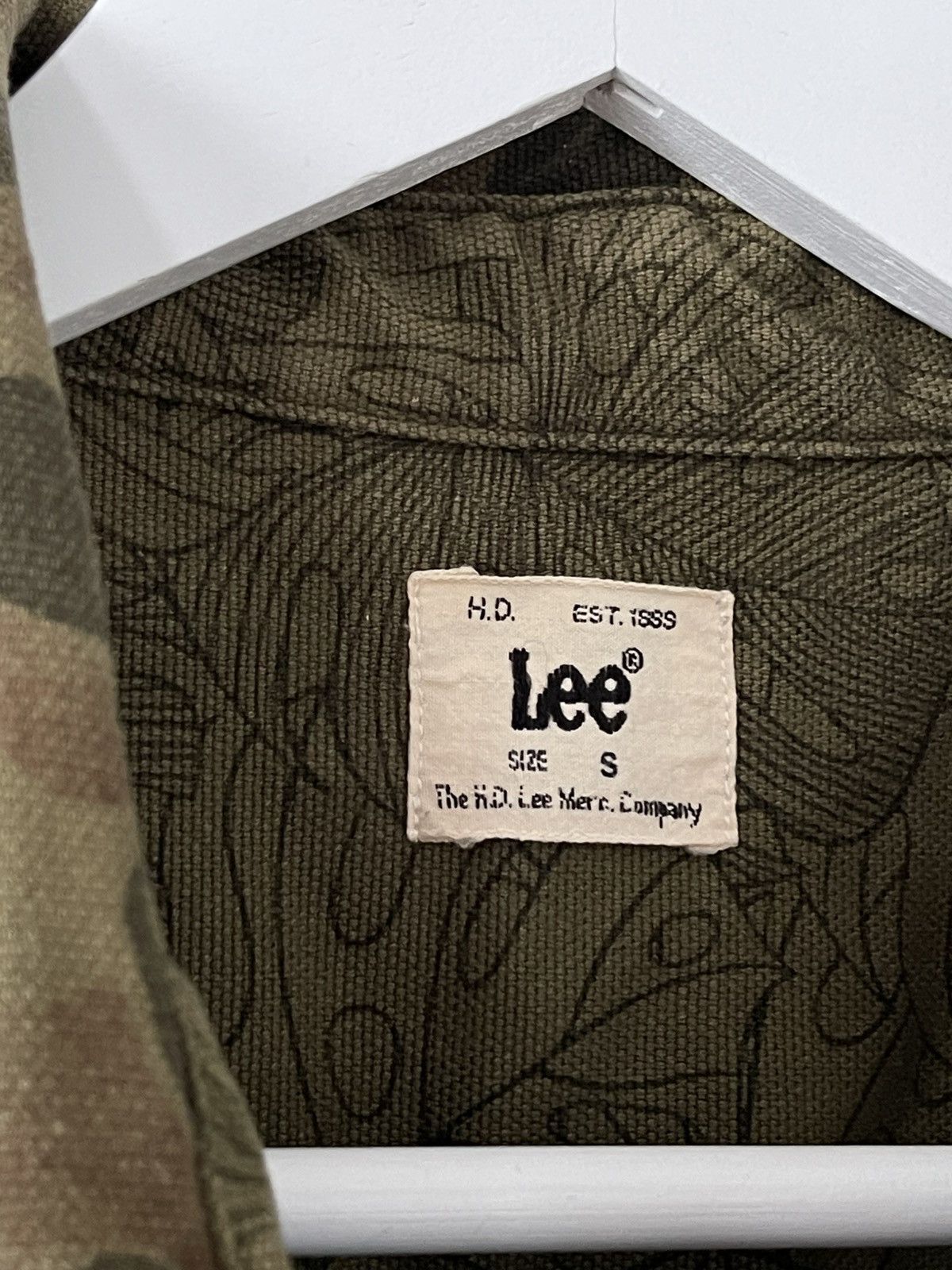 Lee LEE Woodland Camo Military Canvas Chore Jacket Size US S / EU 44-46 / 1 - 5 Thumbnail