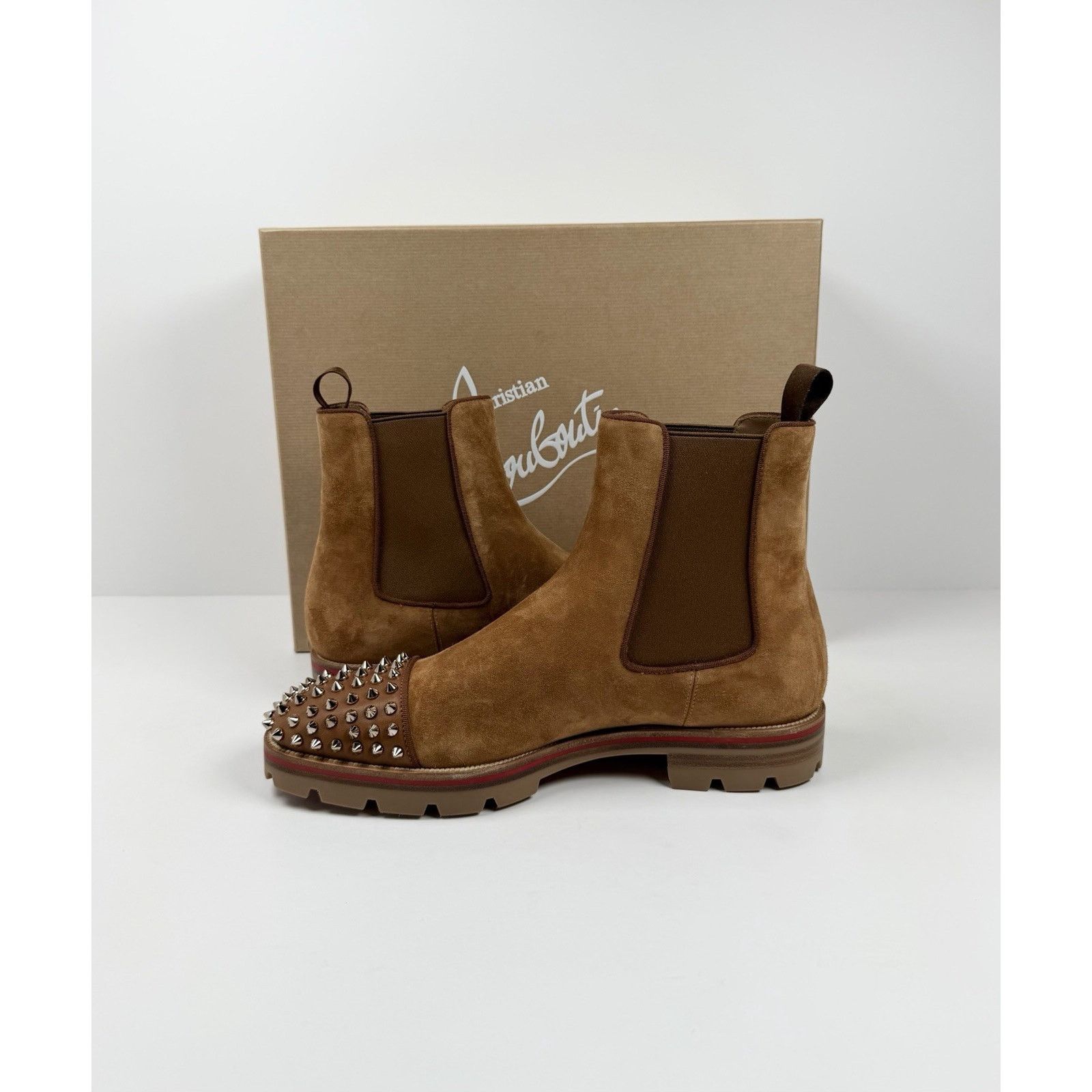Christian Louboutin Size 7.5US - Christian Louboutin Melon Spikes Boots NEW Size US 7.5 / EU 40-41 - 6 Thumbnail
