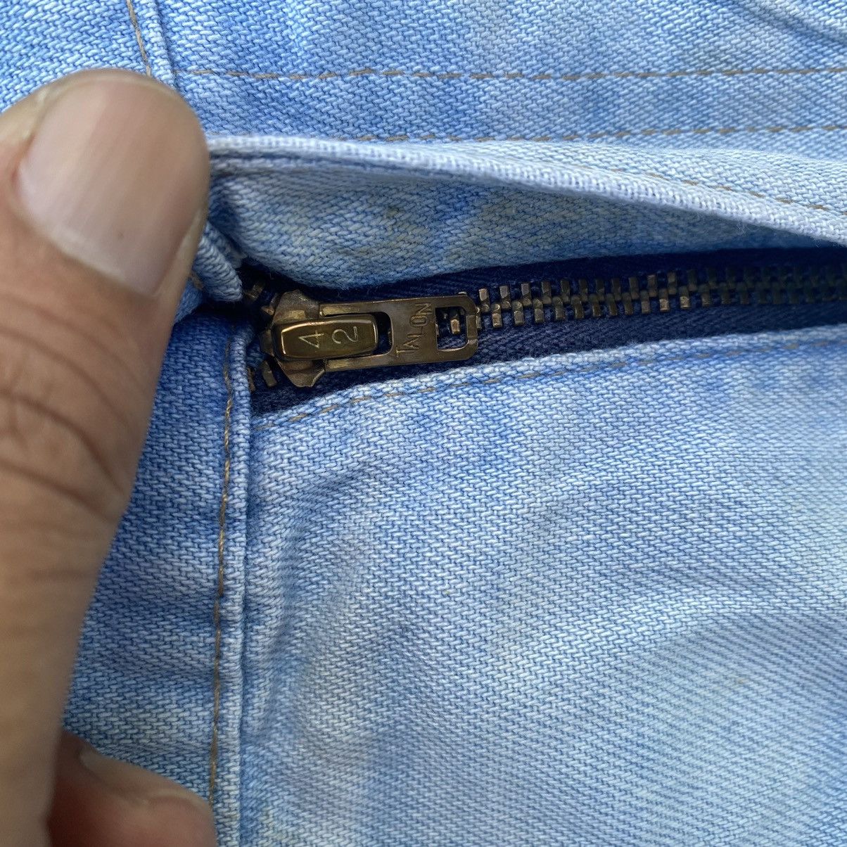 Levi's × Vintage Vintage levis Oren Tab Zip Talon Faded Rusty Denim Jeans Size US 34 / EU 50 - 7 Thumbnail