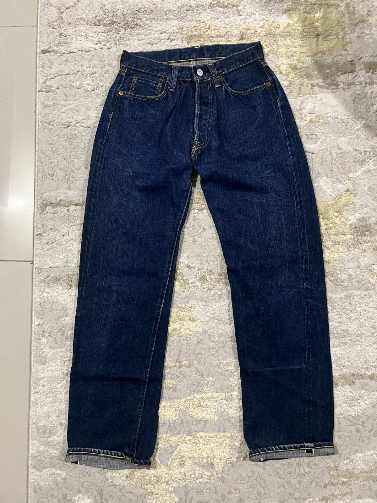 Oni Vintage Adam Et Rope 12oz Indigo Selvaged Denim Regular 501 Size US 28 / EU 44 - 6 Thumbnail