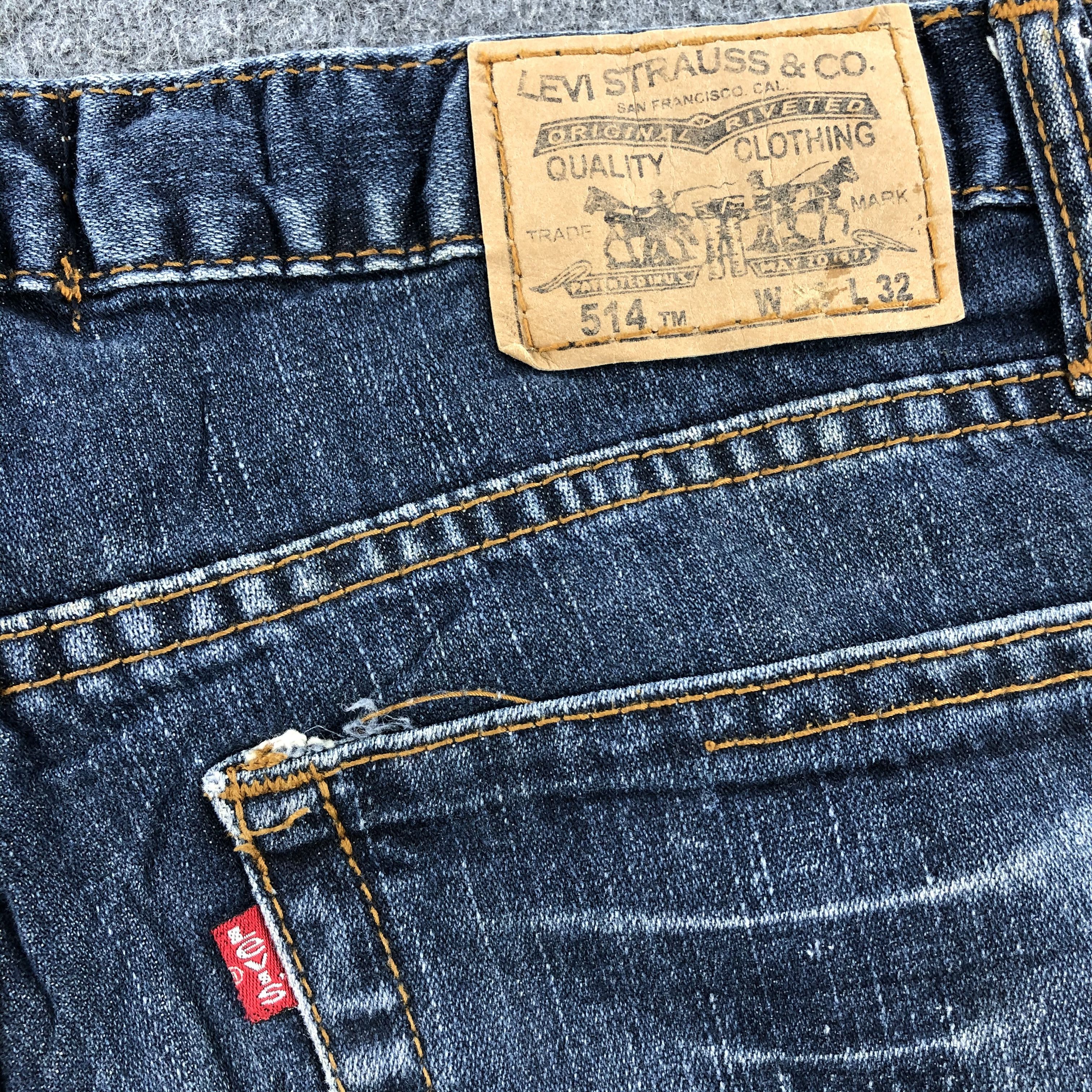 Levi's × Vintage Vintage 90s Blue Wash Levis 514 Jeans-JM1956 Size US 33 - 6 Thumbnail