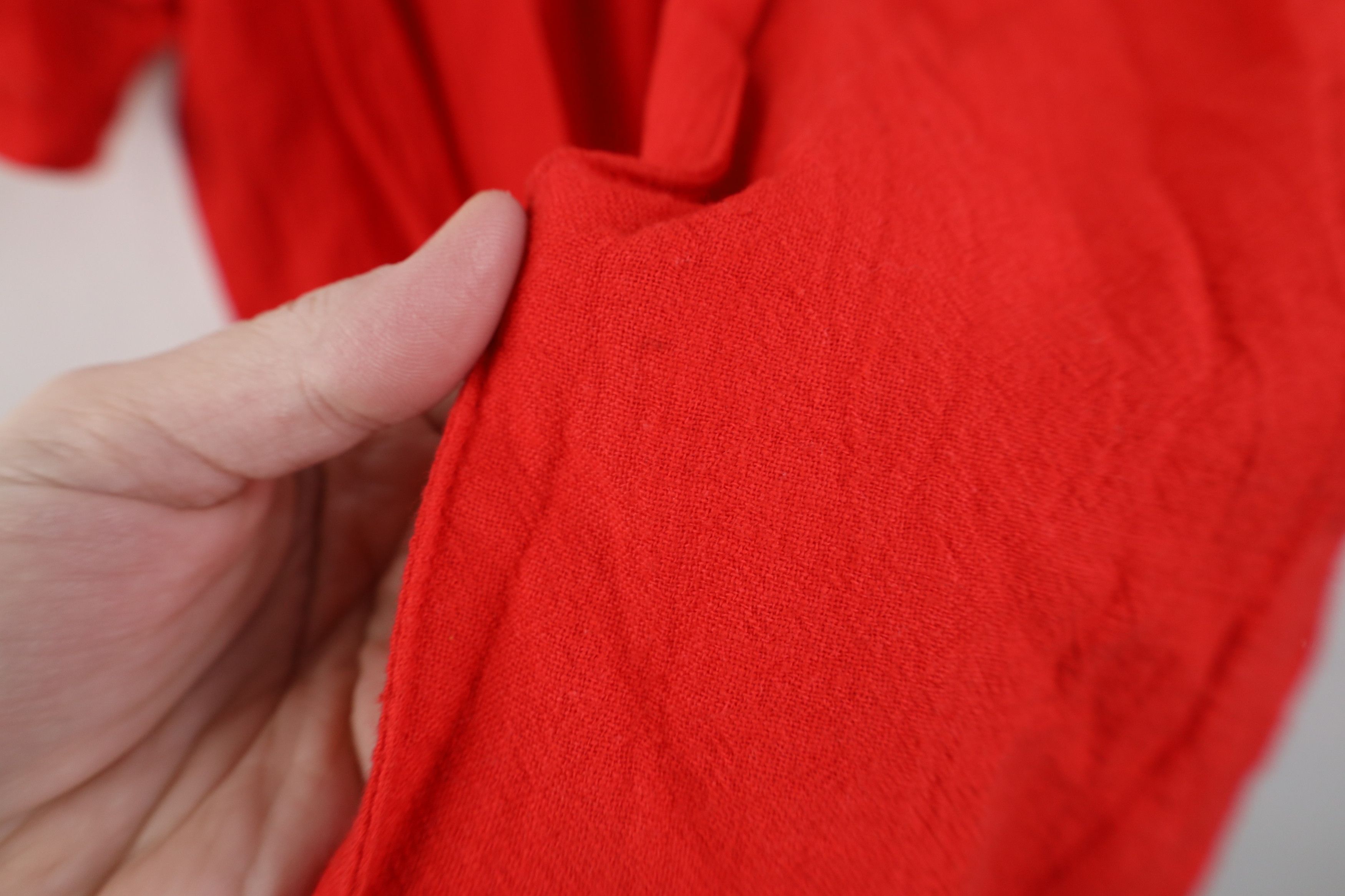 Vintage Vintage 90s Streetwear Abstract Sun Open Jacket Red USA Size M / US 6-8 / IT 42-44 - 9 Thumbnail