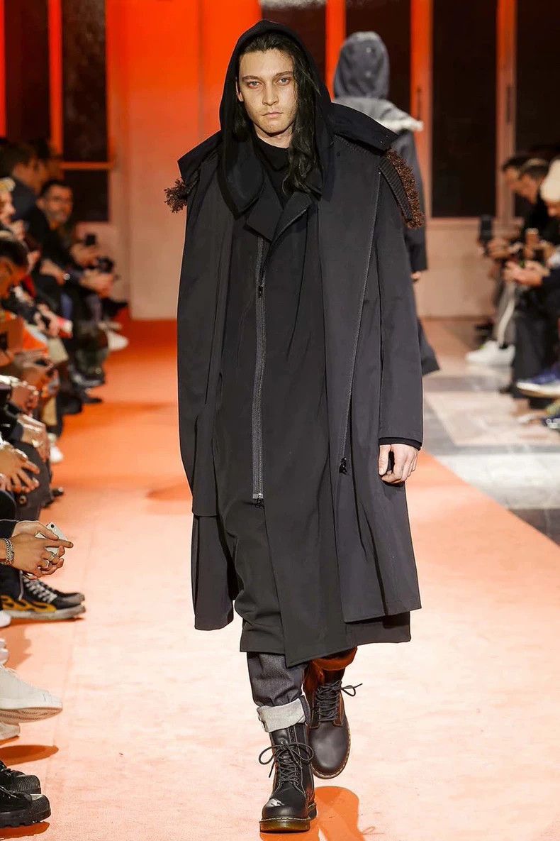 Yohji Yamamoto Yohji Yamamoto Hooded Layered Teddy Coat-dmc Size US M / EU 48-50 / 2 - 1 Thumbnail