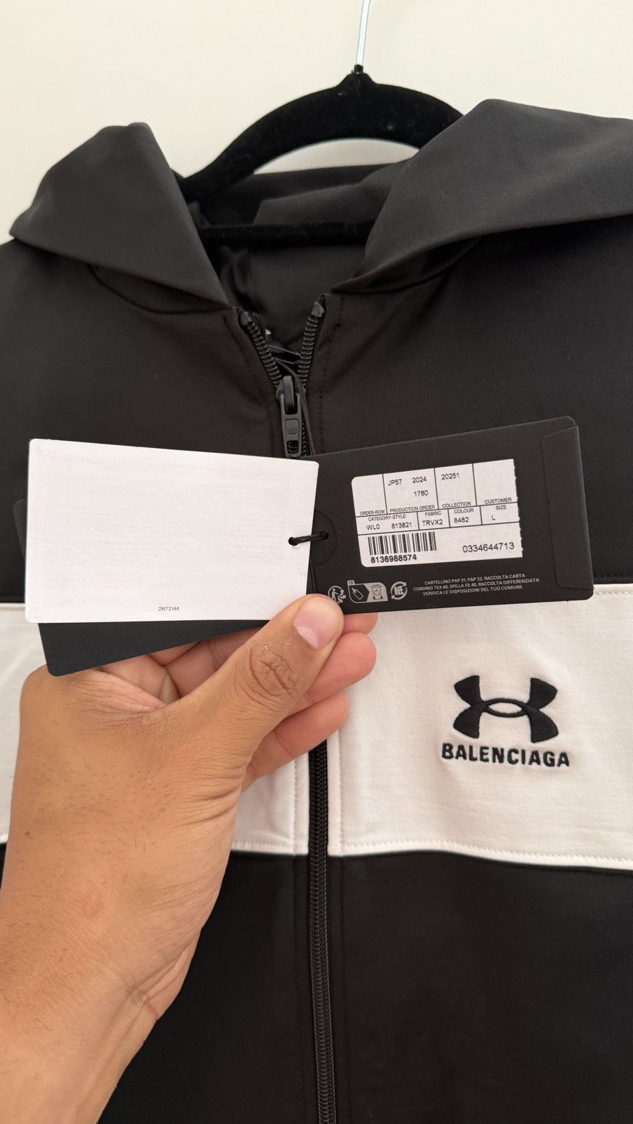 Under Armour Balenciaga x Under Armour Zip-Up Jacket Size L / US 10 / IT 46 - 3 Thumbnail