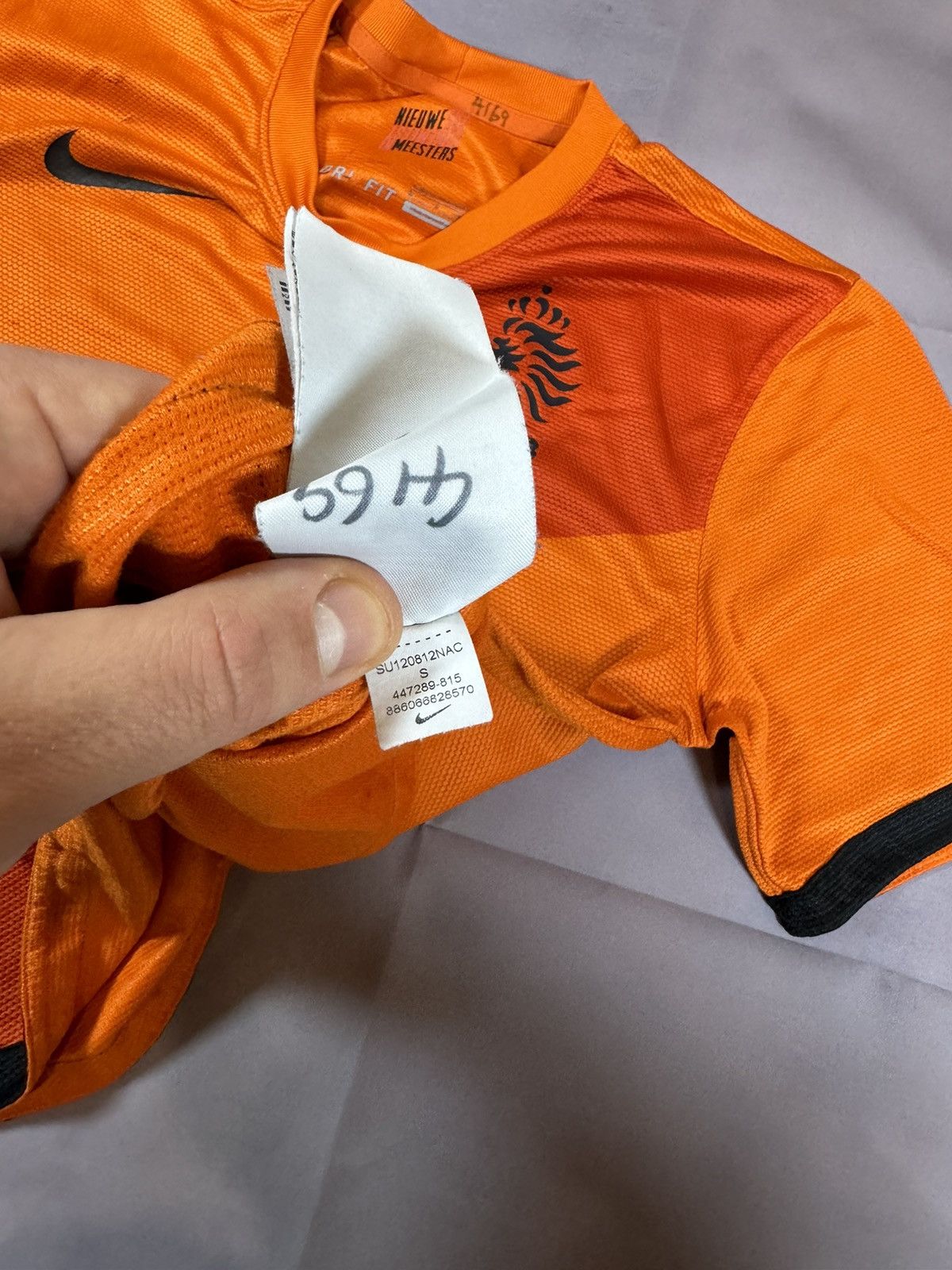 Nike × Vintage Vintage Netherland National Team 2012 Nike Jersey Blokcore Size US S / EU 44-46 / 1 - 9 Thumbnail