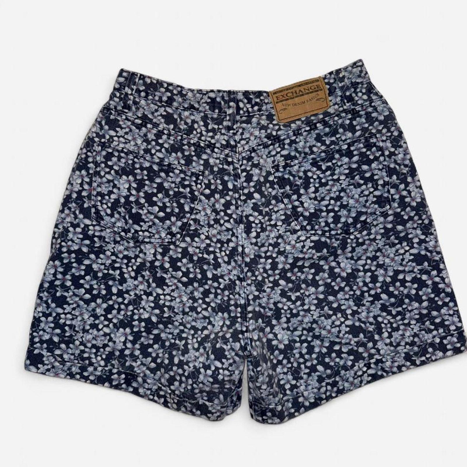 Other High waisted navy floral denim Size 32" / US 10 / IT 46 - 2 Thumbnail