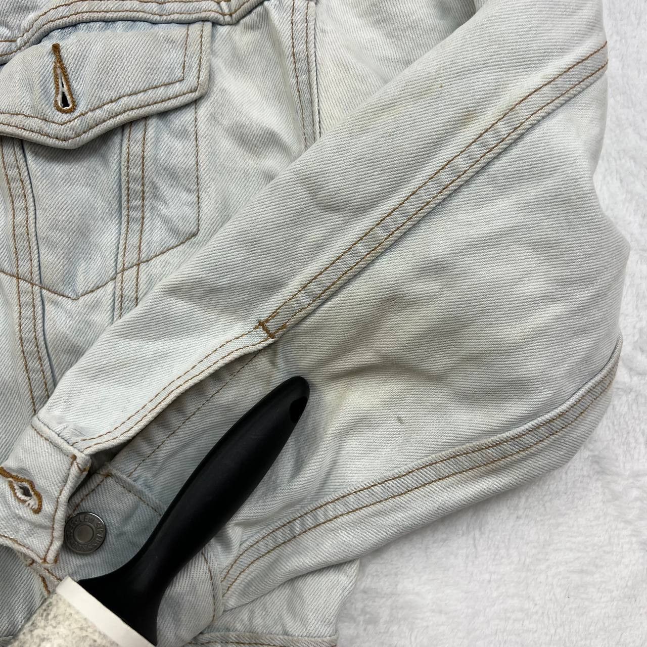 Levi's Levi's Small Denim Jeans Jacket Pocket Women Cotton Size S / US 4 / IT 40 - 4 Thumbnail