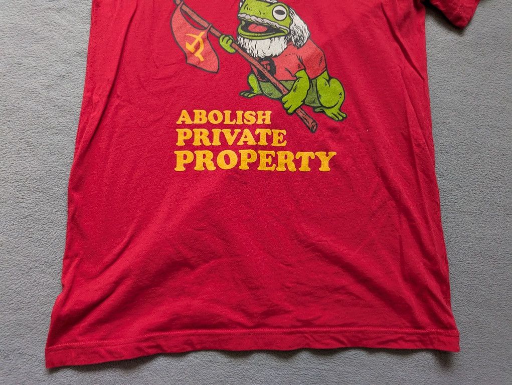 Canvas HIPPITY HOPPITY ABOLISH PRIVATE PROPERTY Marx Frog Size M Size M / US 6-8 / IT 42-44 - 8 Thumbnail