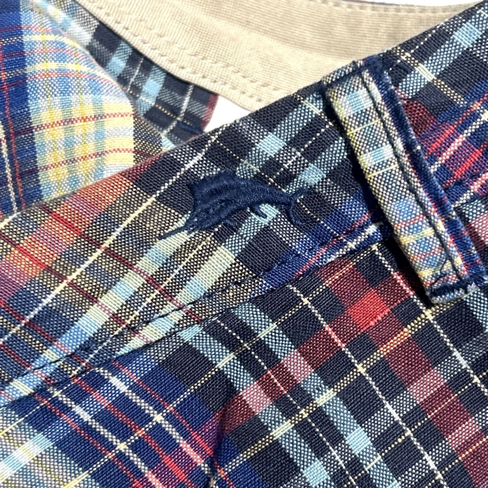 Tommy Bahama Tommy Bahama Casual Shorts Men 35 Linen Blend Plaid Multi-Color Colorful Casual Shorts Mens Size US 35 - 6 Thumbnail