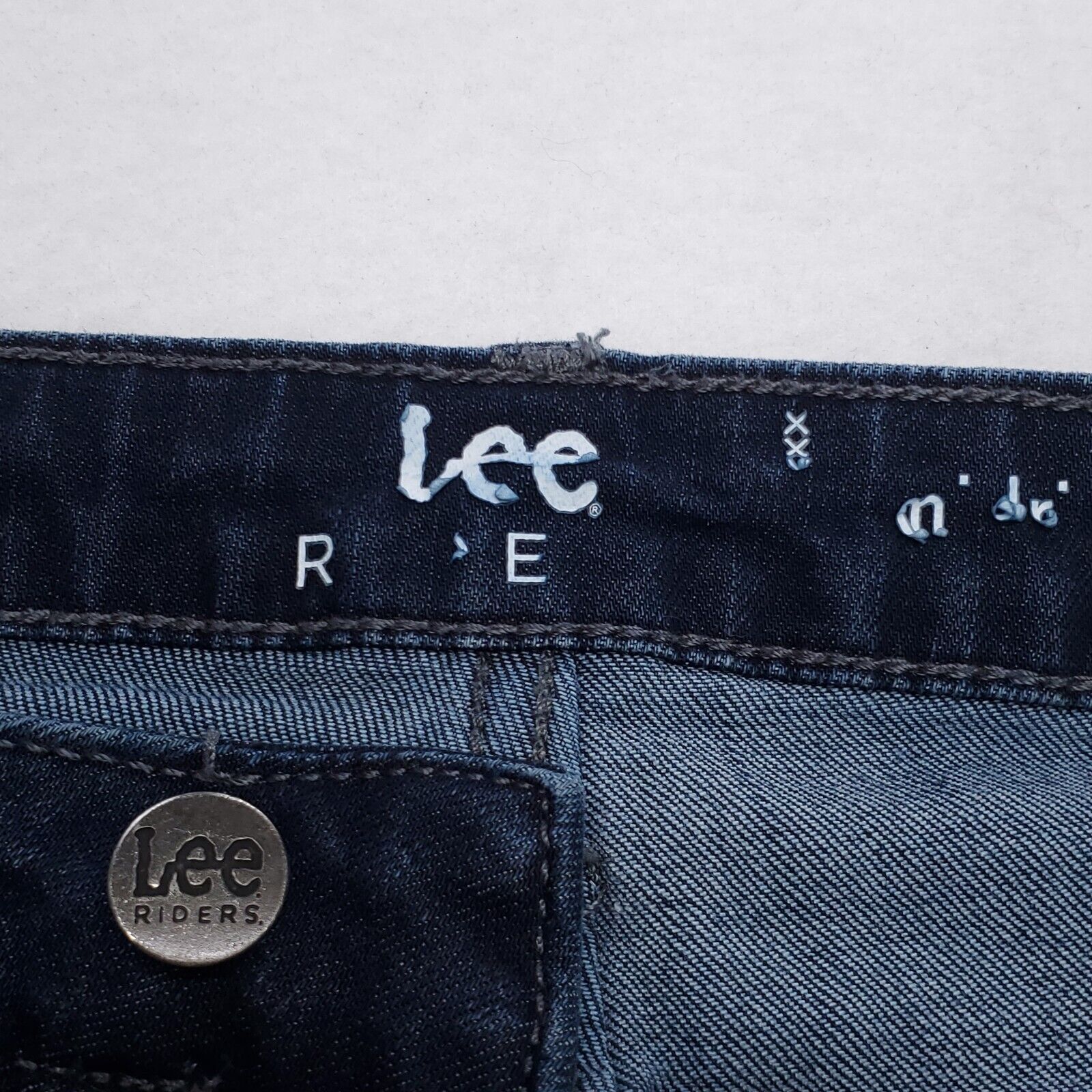 Lee Lee Casual Button Zip Denim Medium Wash Jeans Womens Size 18 Size 38" / US 16 / IT 52 - 4 Thumbnail