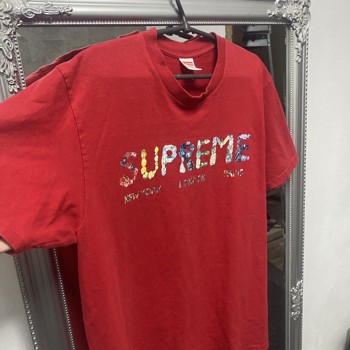 Supreme Supreme T-Shirt big logo Size US L / EU 52-54 / 3 - 4 Thumbnail
