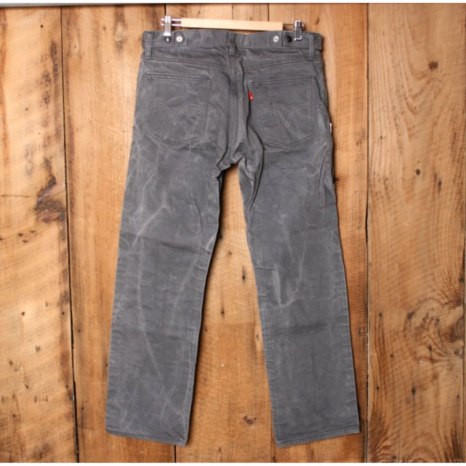 Levi's LEVI'S 514 Slim Straight 6-Pocket Denim Jeans Gray 34x30 Regular Men Jeans Size US 34 / EU 50 - 3 Thumbnail