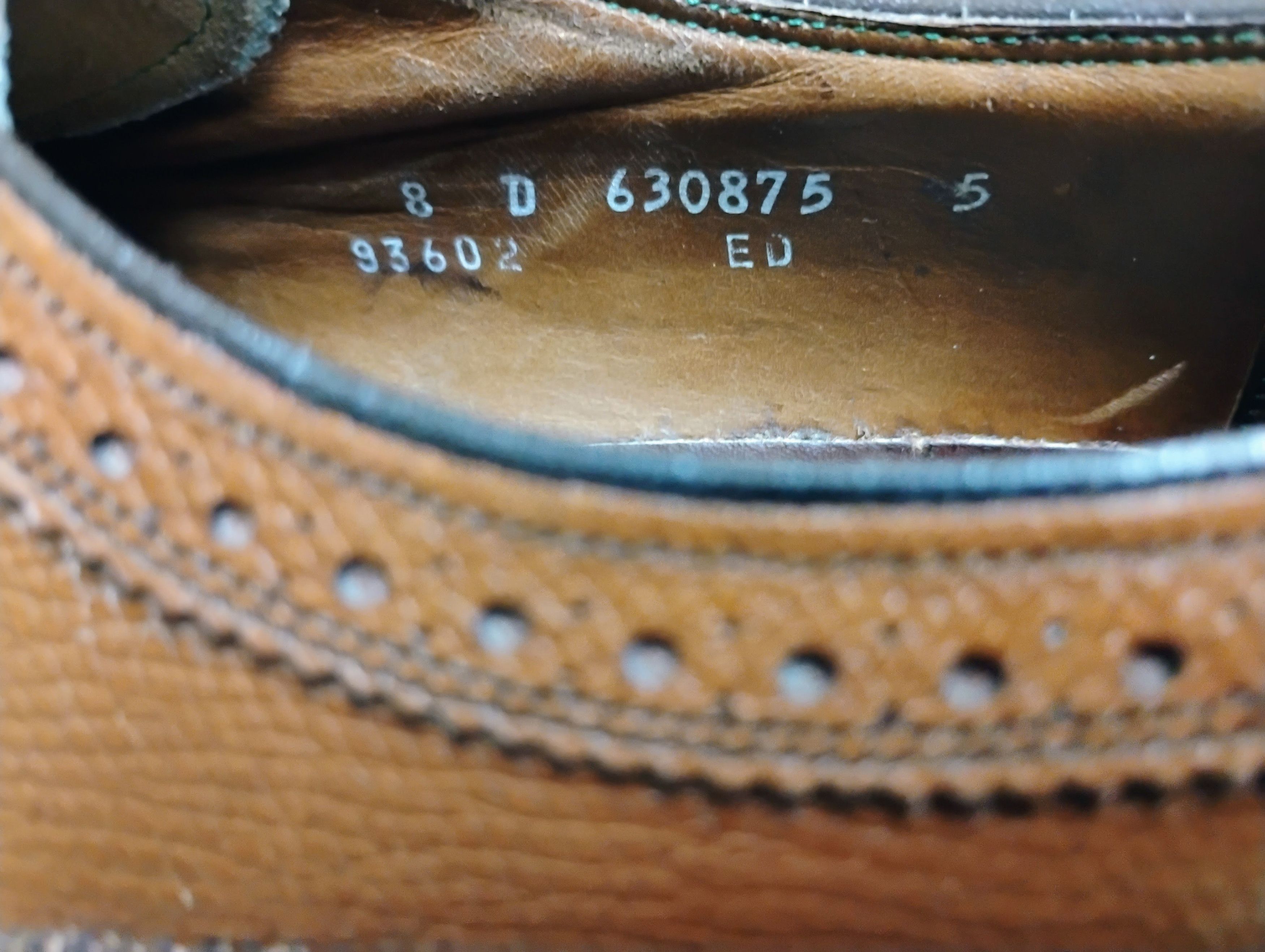 Florsheim Imperial Kenmoor Longwing V-Cleat 93602 Size US 8 / EU 41 - 7 Thumbnail