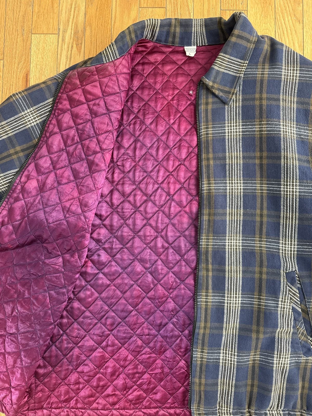 Vintage Vintage quilt lined plaid jacket Size US L / EU 52-54 / 3 - 3 Thumbnail