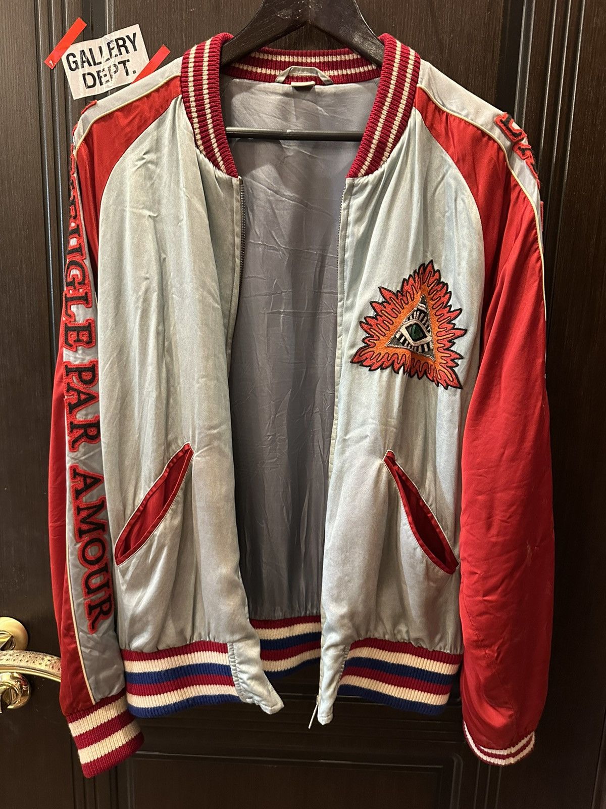 Gucci Gucci illuminati Silk/Viscose Bomber Size US M / EU 48-50 / 2 - 2 Thumbnail