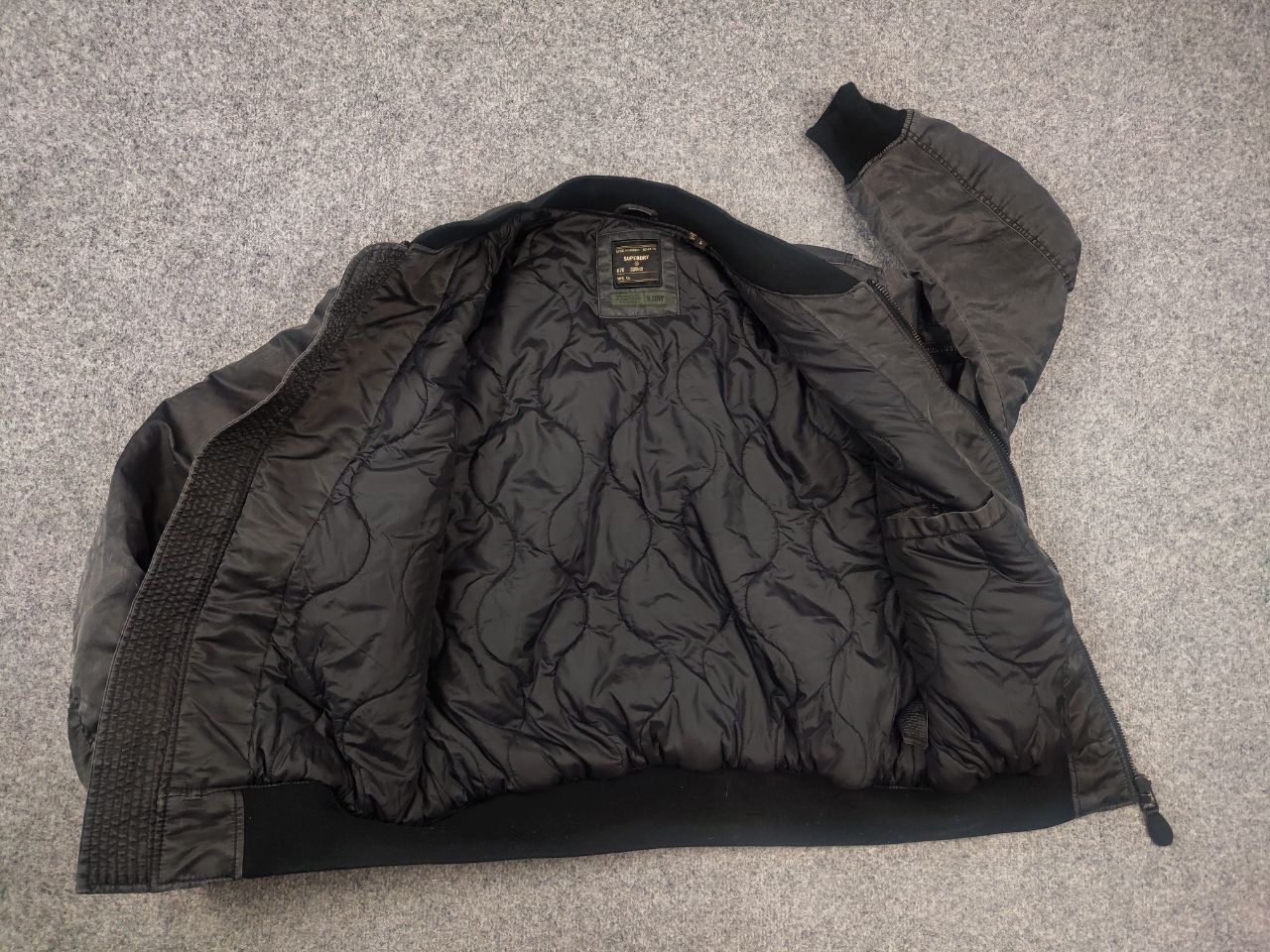 Superdry Superdry Japan Graphit washed MA1 Military Bomber Jacket LGB Size US L / EU 52-54 / 3 - 12 Thumbnail