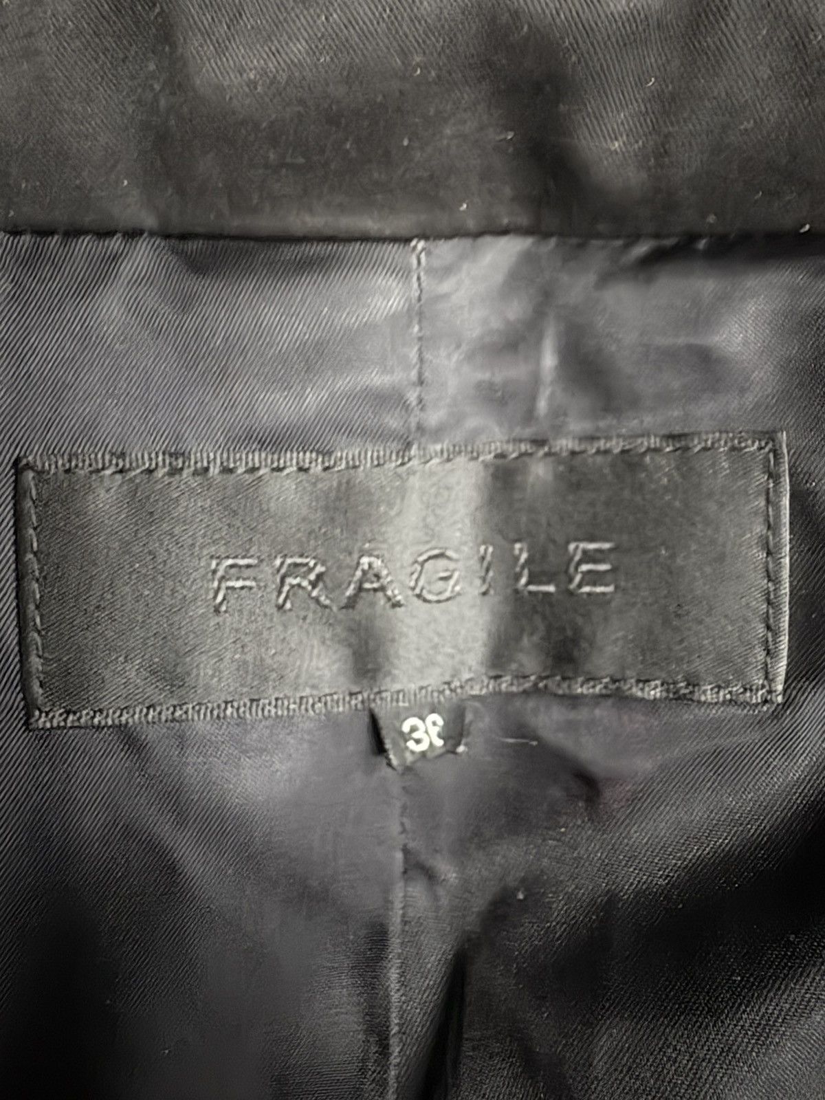 Beauty Beast Fragile Fur Faux Leather Demo Jacket Asymmetrical Lace Up Size US XS / EU 42 / 0 - 9 Thumbnail