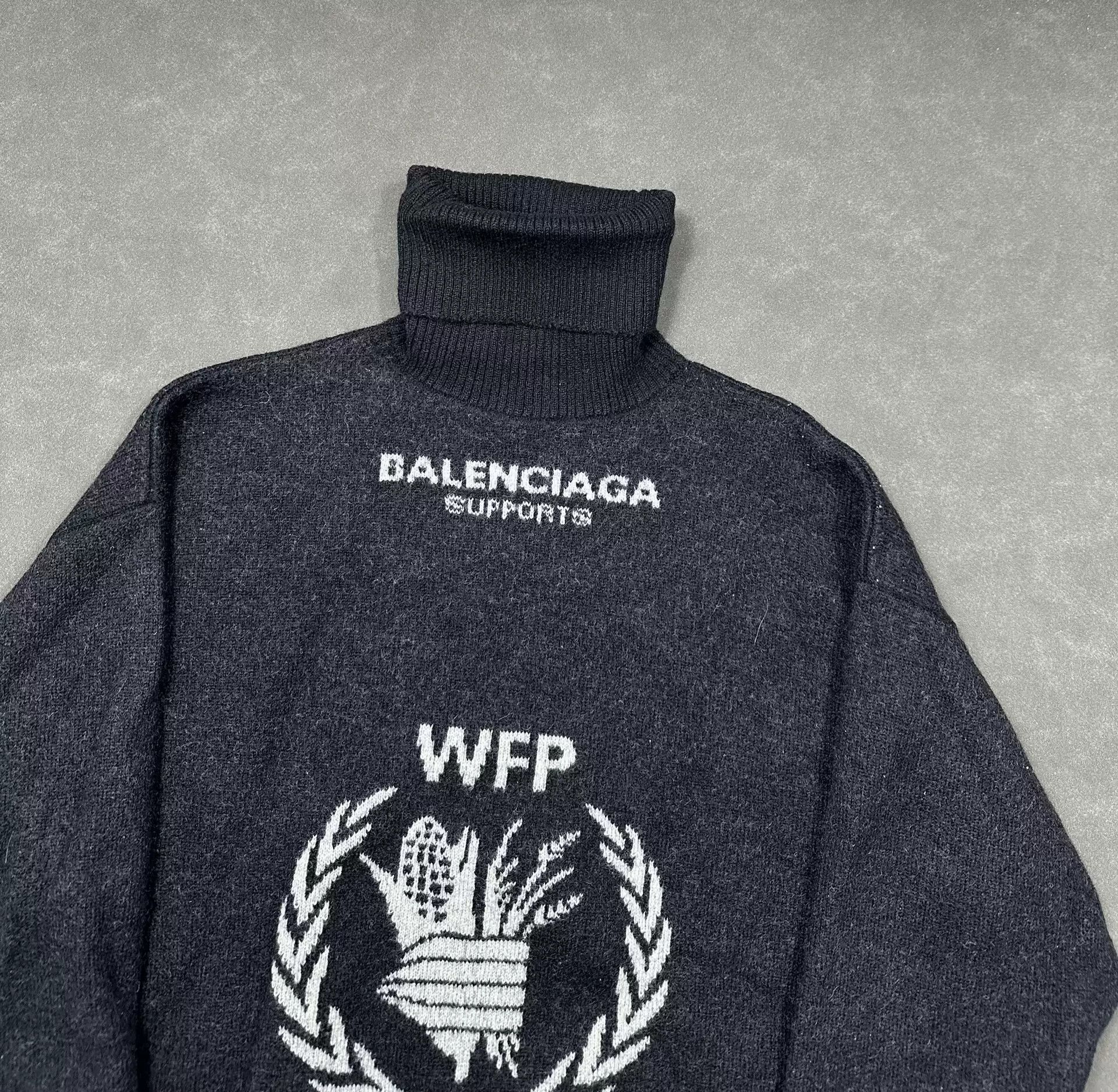 Balenciaga WFP Wool Turtleneck