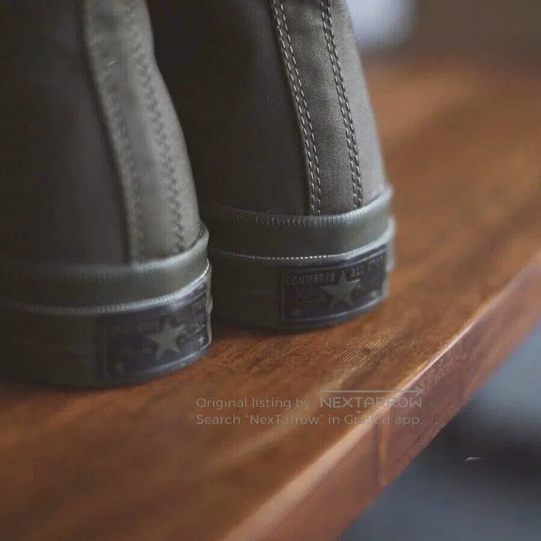 Nigel Cabourn Nigel Cabourn Canvas wool patch fastener vulcanized shoes Size US 10 / EU 43 - 3 Thumbnail