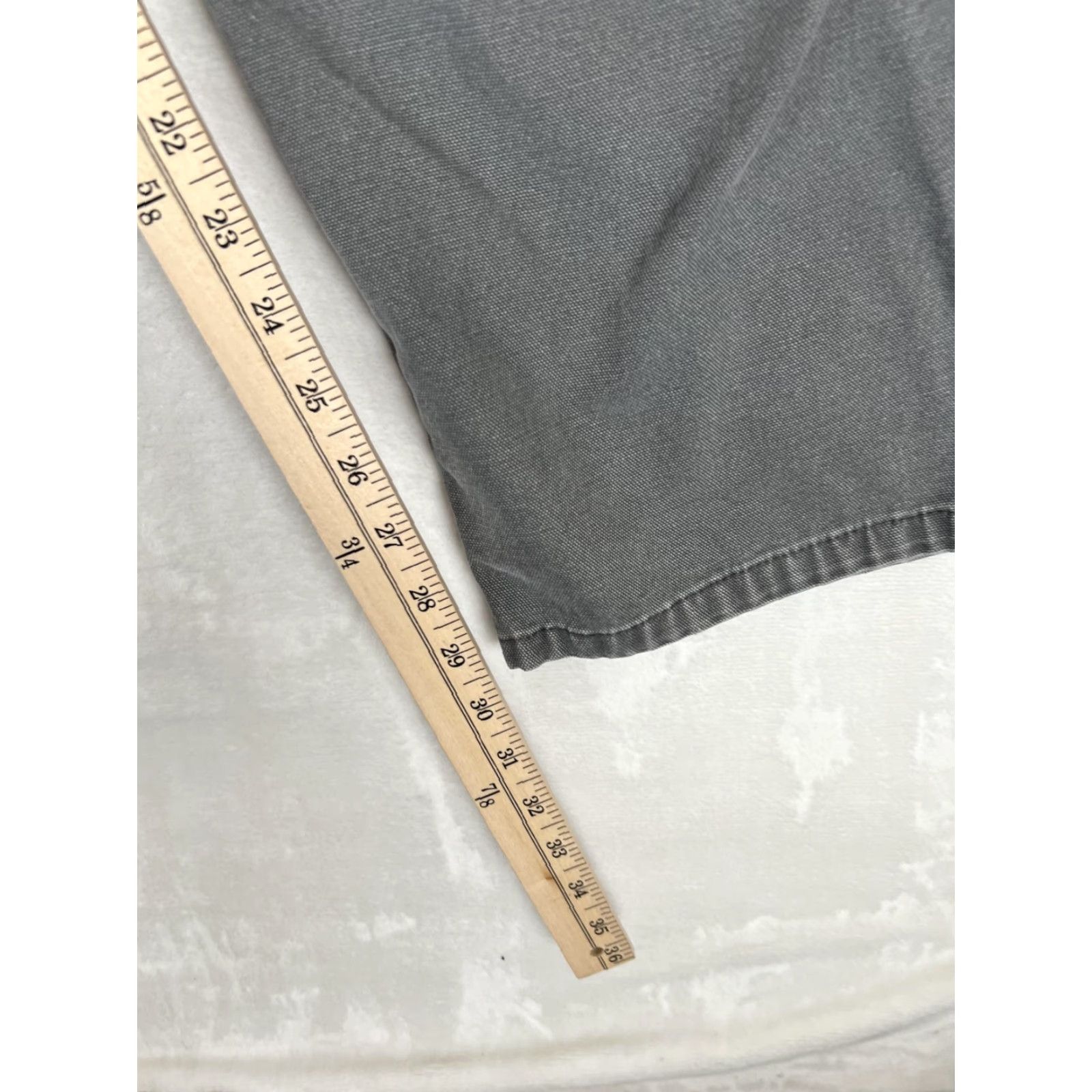 Dickies VINTAGE Dickies Carpenter Denim Jeans Mens 36x30 Gray Denim Workwear Straight 36 Inseam Cotton Zip Fly Pockets Hammer Loop Mens Size US 36 / EU 52 - 7 Thumbnail