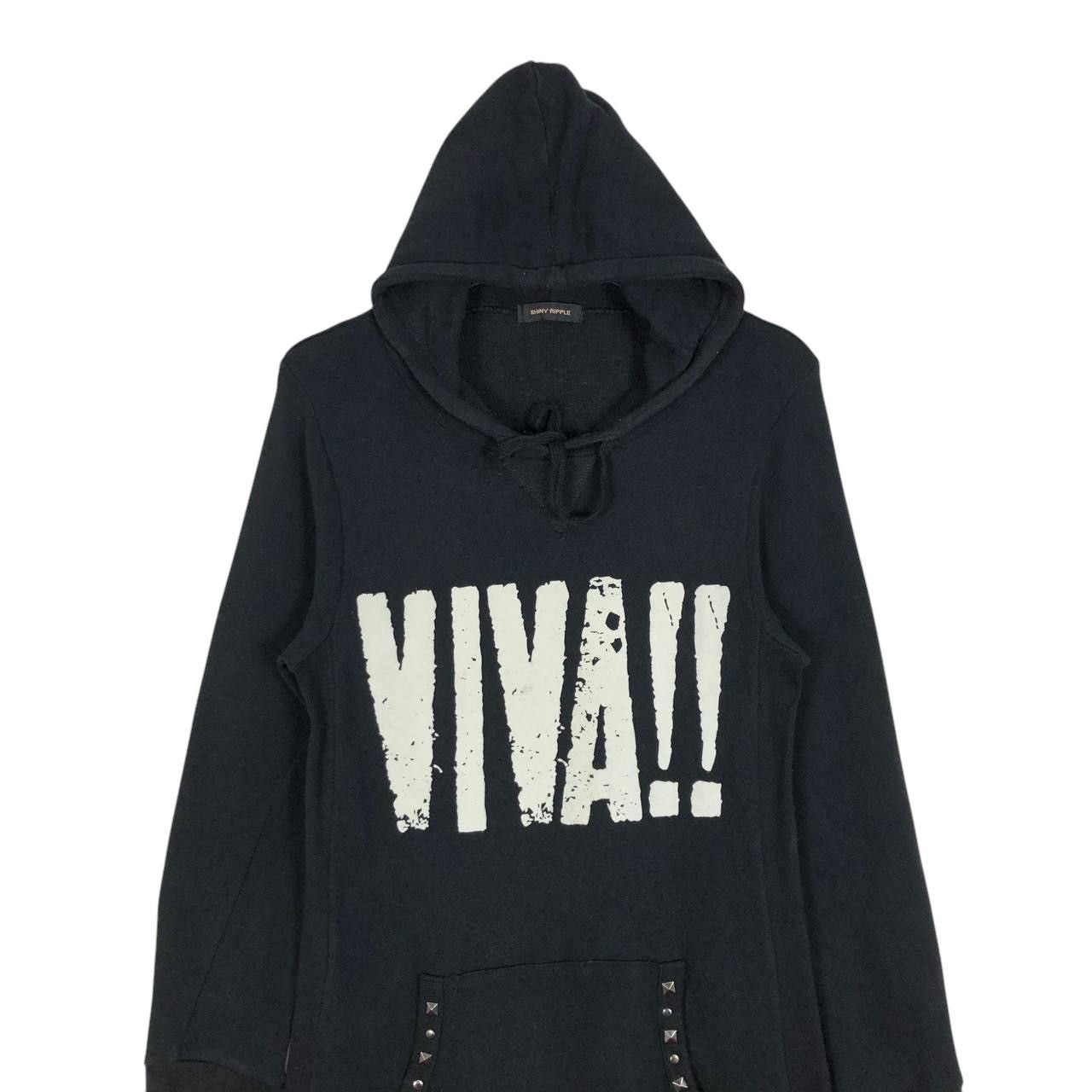 Japanese Brand Vintage Viva La Punk T-Shirt Dress Shiny Ripple Hoodie Size S / US 4 / IT 40 - 4 Thumbnail
