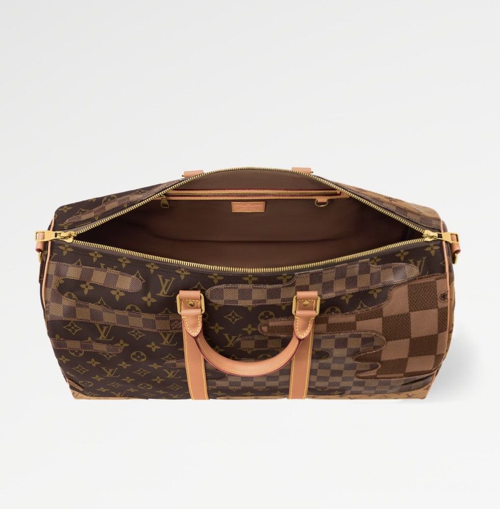 Louis Vuitton Louis Vuitton x Nigo Keepall Bandouliere 50 Canvas Size ONE SIZE - 4 Thumbnail