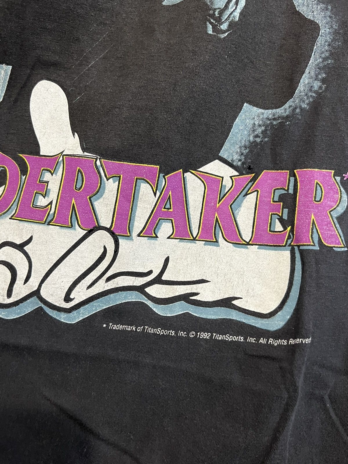 Vintage × WWF Vintage Undertaker t shirt 1992 WWF 90s WWE wrestling L Size US L / EU 52-54 / 3 - 3 Thumbnail