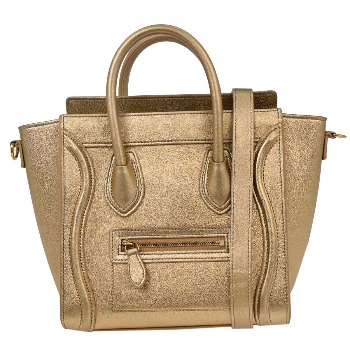 Celine Celine Luggage Bag Smooth Leather Size ONE SIZE - 1 Thumbnail