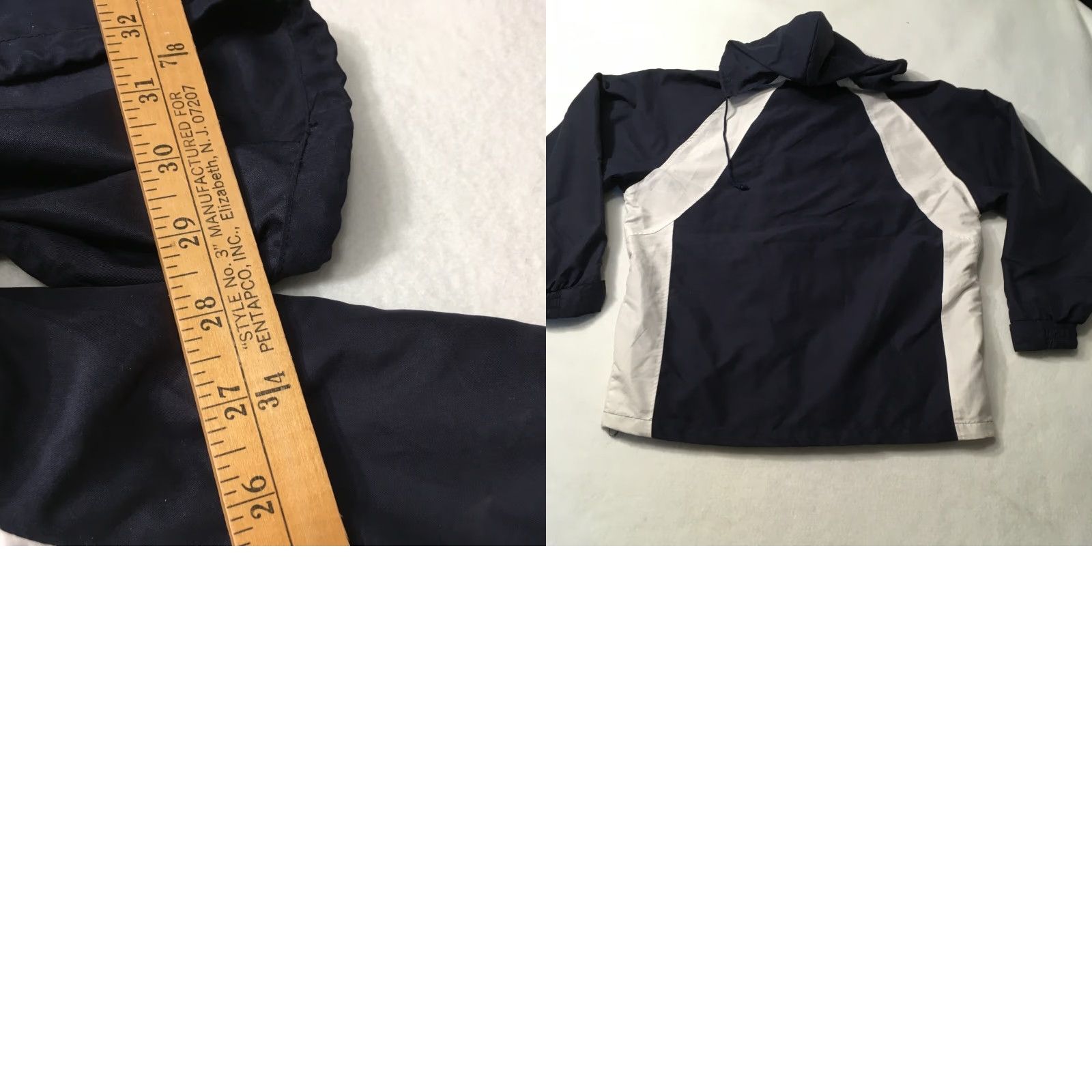 Vintage VINTAGE batini Windbreaker Jacket Mens XL Blue Embroidered 90s University Casual Relaxed Fit Size US XL / EU 56 / 4 - 8 Thumbnail