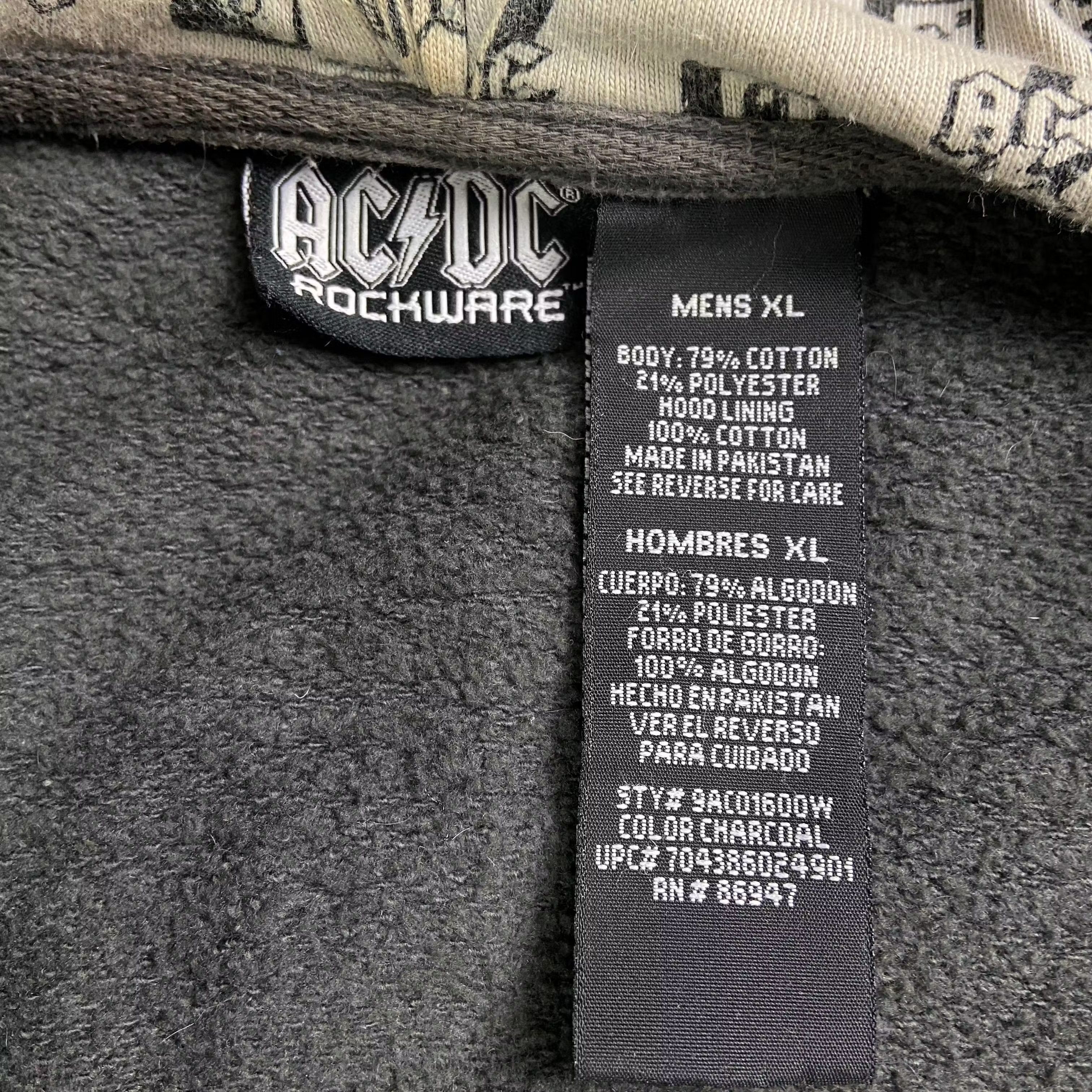 AC/DC × Band Tees × Vintage Mens Vintage Hoodies ACDC AC/DC Size XL Size US XL / EU 56 / 4 - 6 Thumbnail