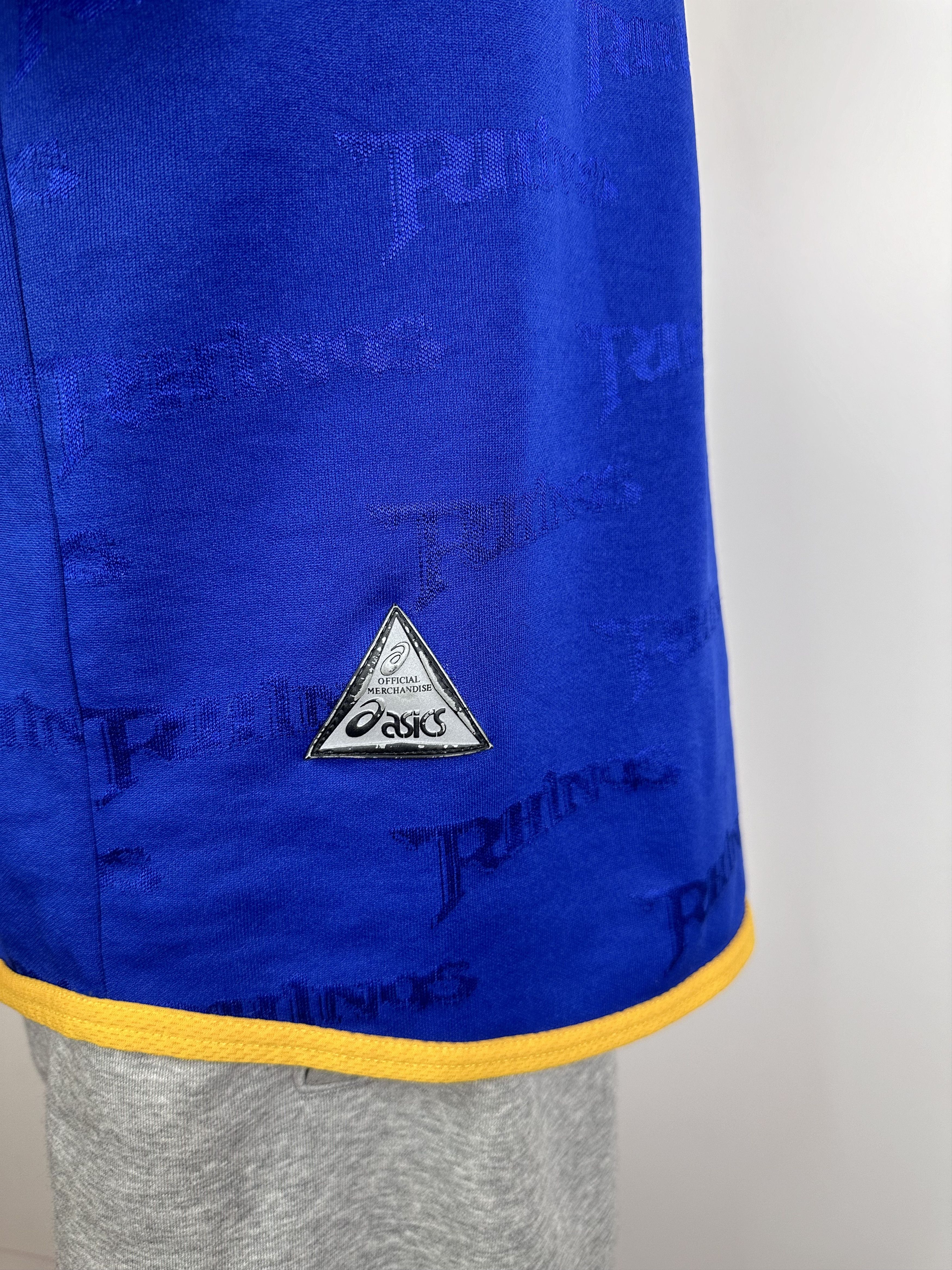 Asics × Vintage Leeds Rhinos 2000 2001 Asics Rugby Home Shirt Jersey Blue Size US L / EU 52-54 / 3 - 10 Thumbnail