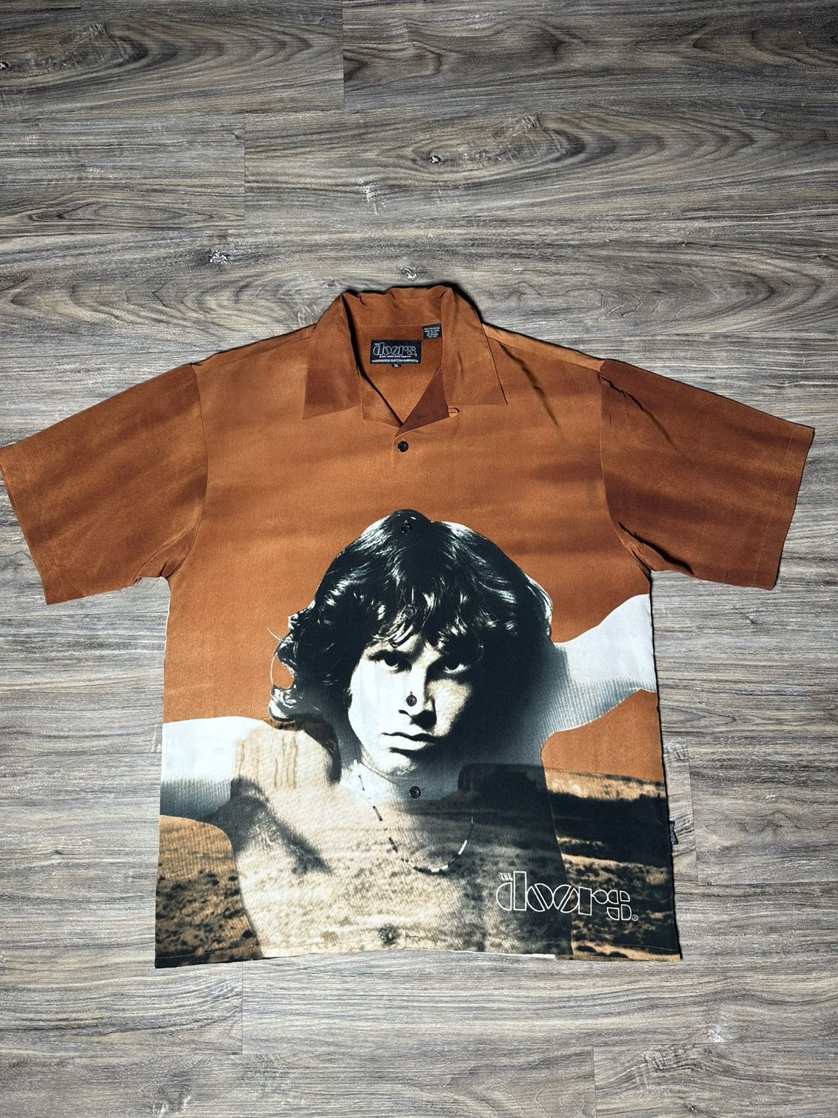 Other Vintage Dragonfly Mens 2001 Jim Morrison The Doors Shirt Size US XL / EU 56 / 4 - 1 Thumbnail