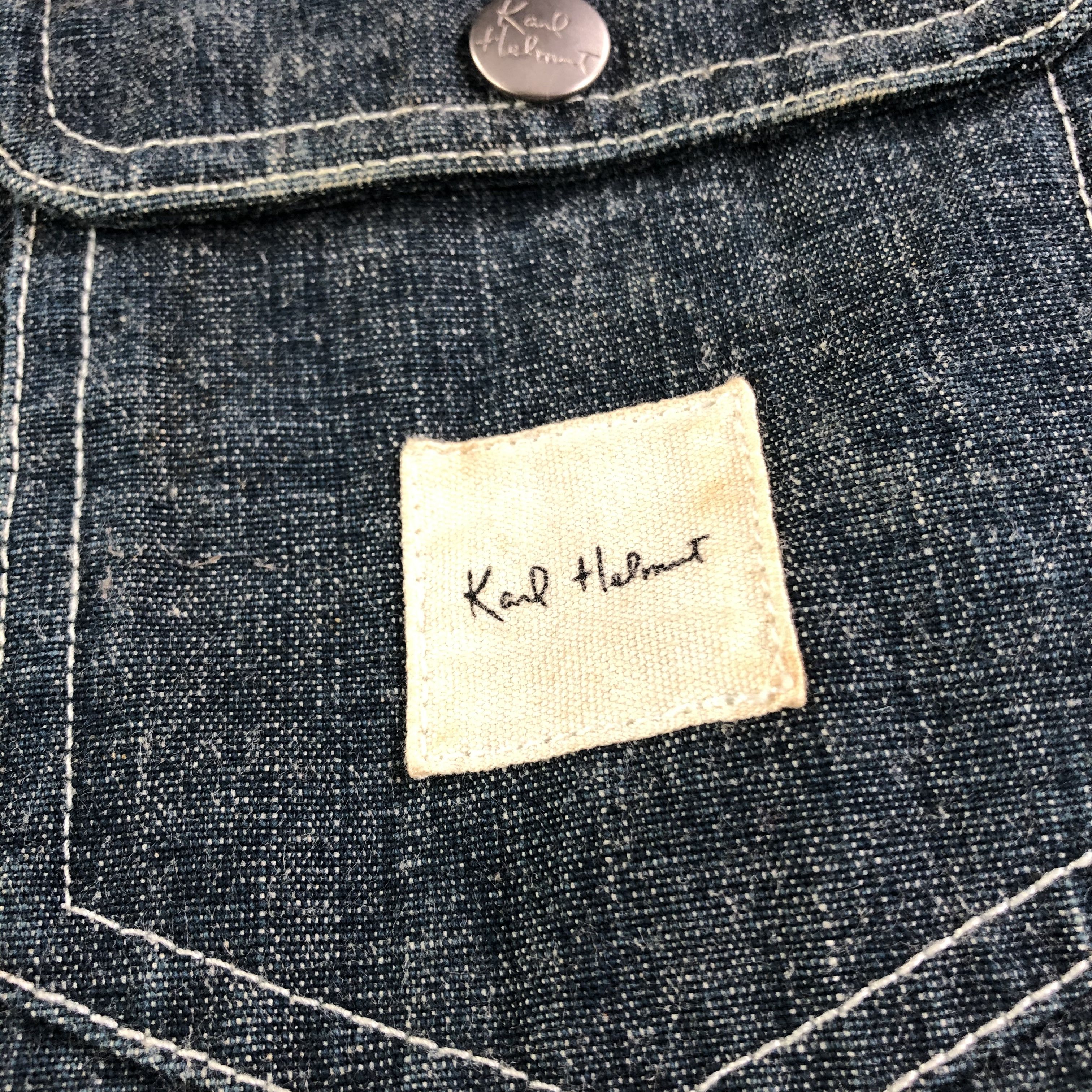 Japanese Brand Karl Helmut x Pink House Poem Denim Jacket JC250 Size US L / EU 52-54 / 3 - 4 Thumbnail