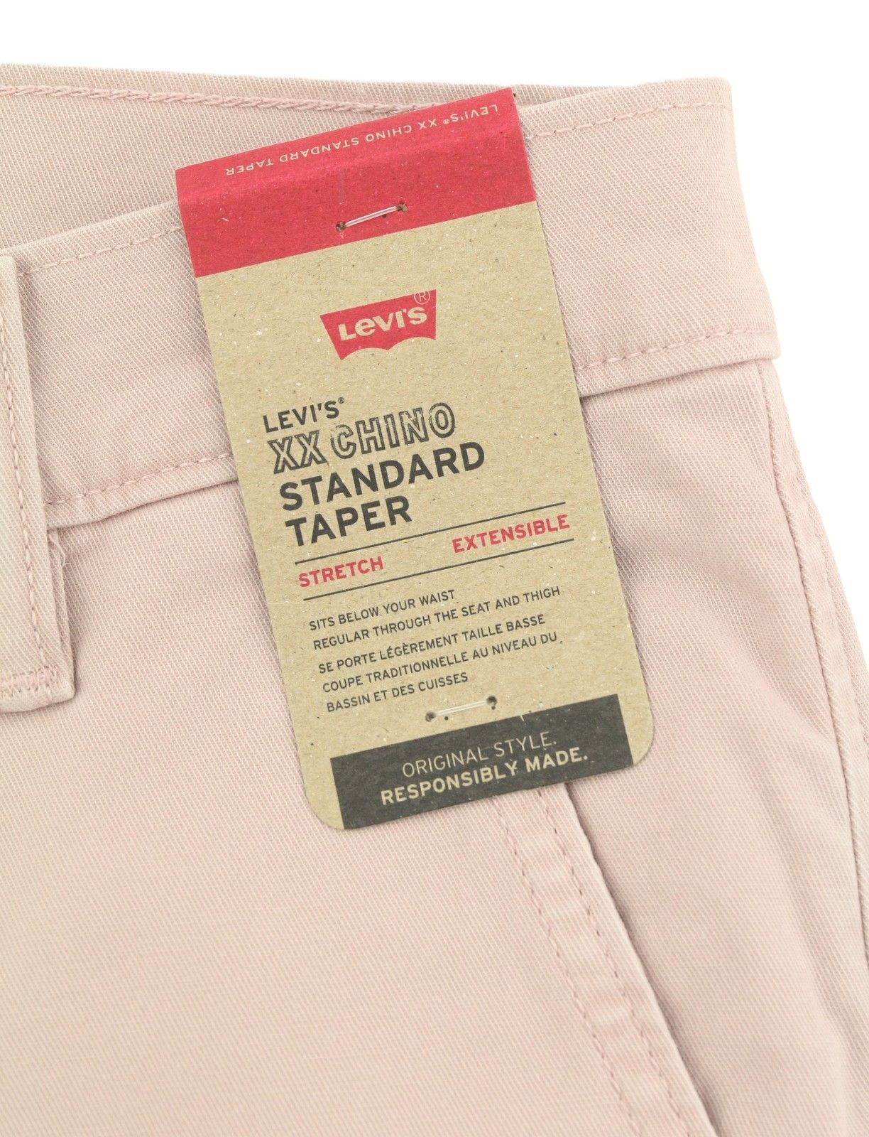 Levi's XX CHINO W31/L32 Pink Standard Taper Pants 87054 Size US 31 - 9 Thumbnail