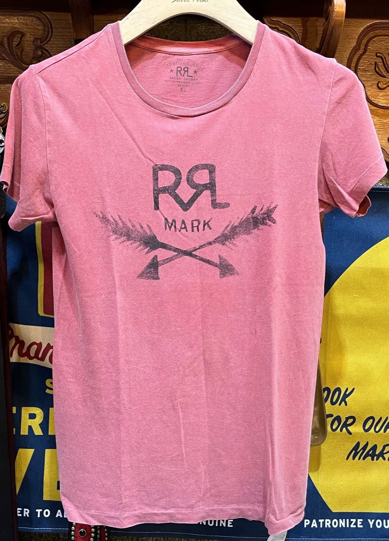 RRL Ralph Lauren Rare Double RL Indian Arrow T-shirt Size US XS / EU 42 / 0 - 1 Thumbnail