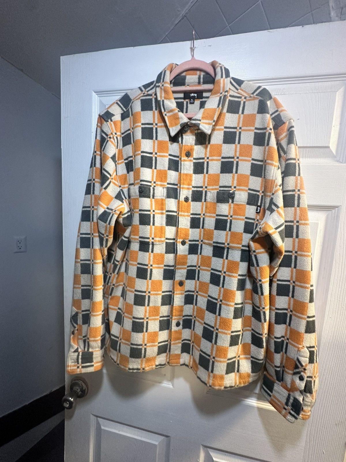 Stussy Brent Plaid longsleeve Size US XL / EU 56 / 4 - 1 Thumbnail